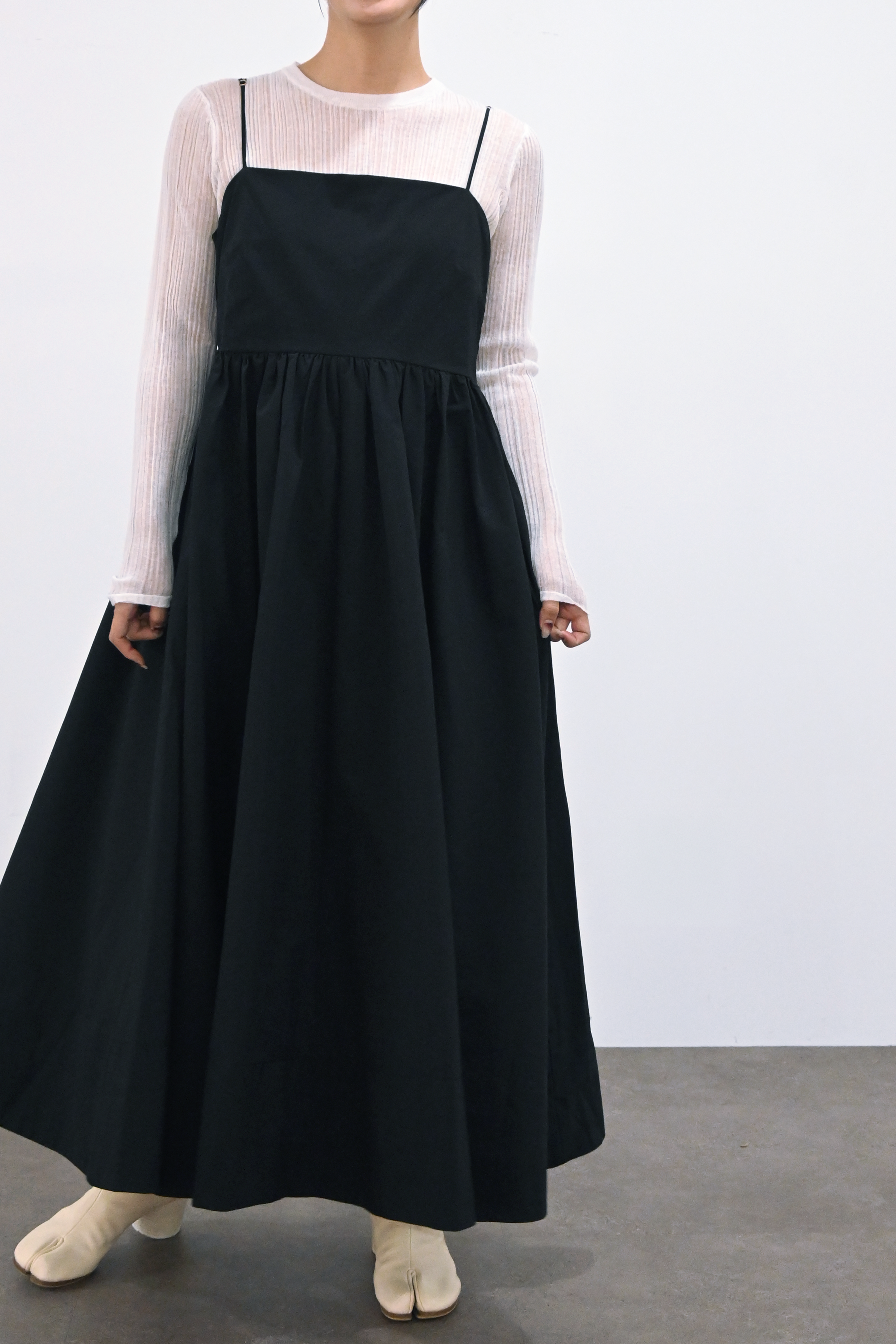 【Shikina×TORRAZZO】2WAYニット×ボリュームドレス(6265-302) 19.BLACK