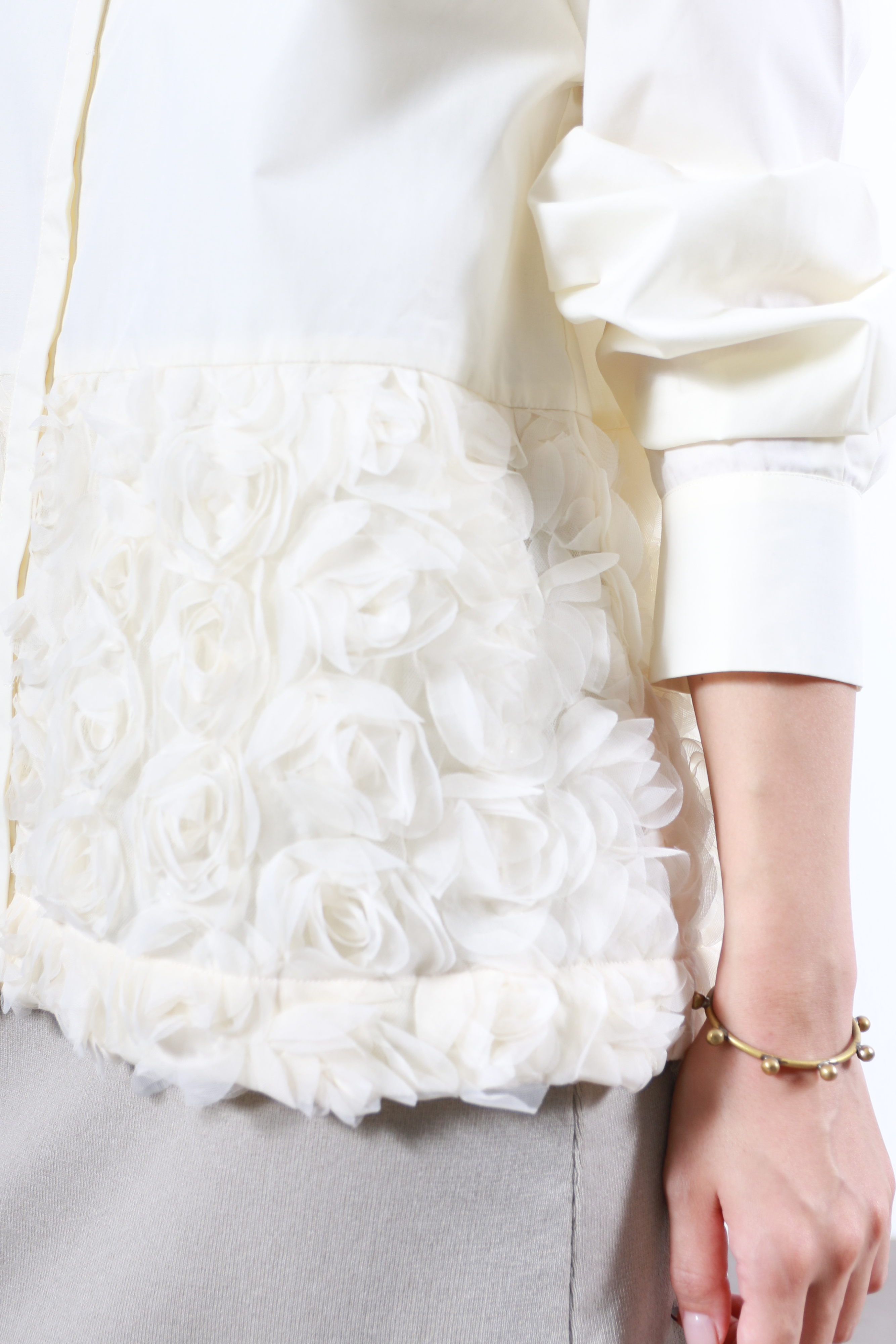 フラワーチュールパターンブラウス(6262-456)