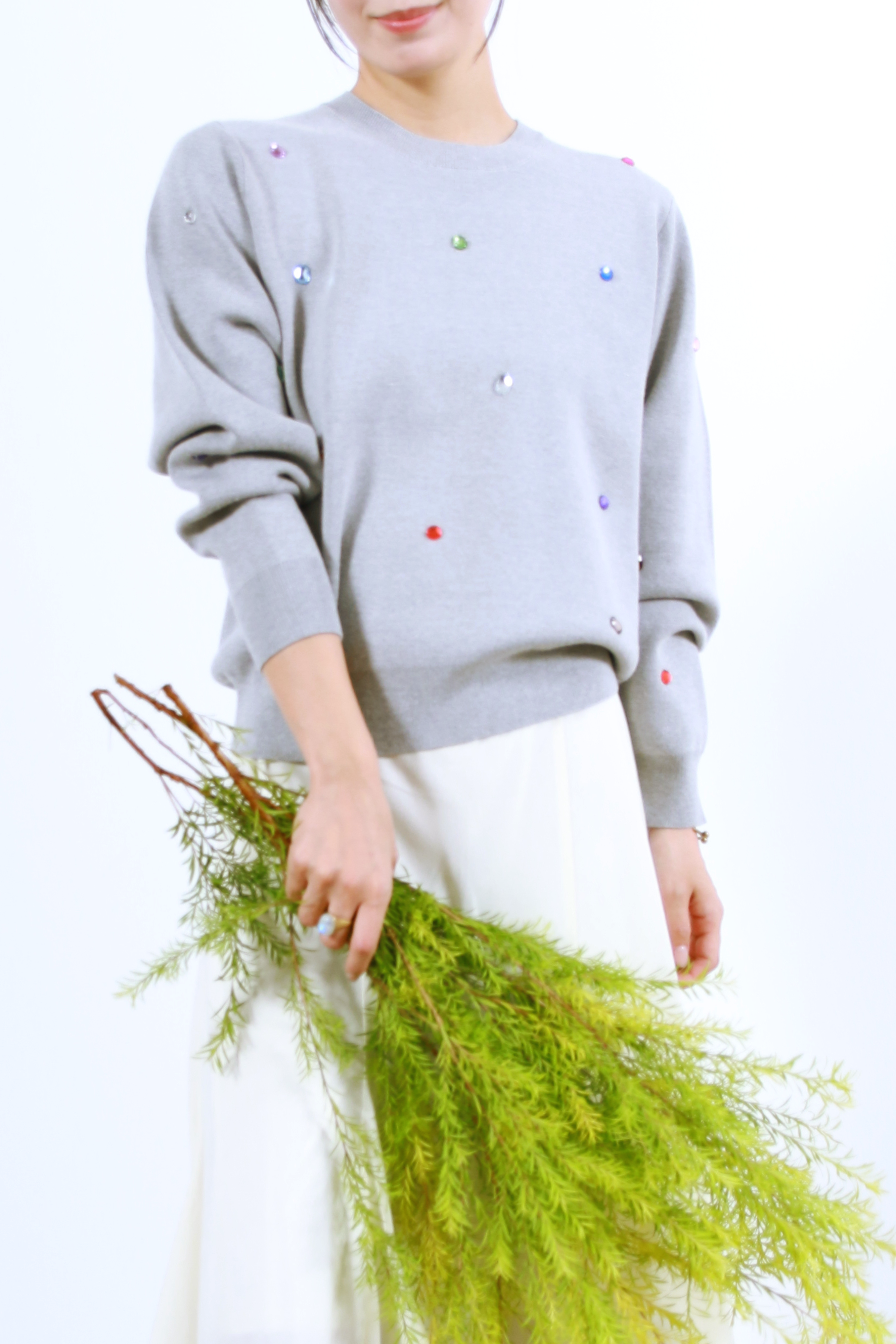 ジュエリーニットトップス(6263-511)