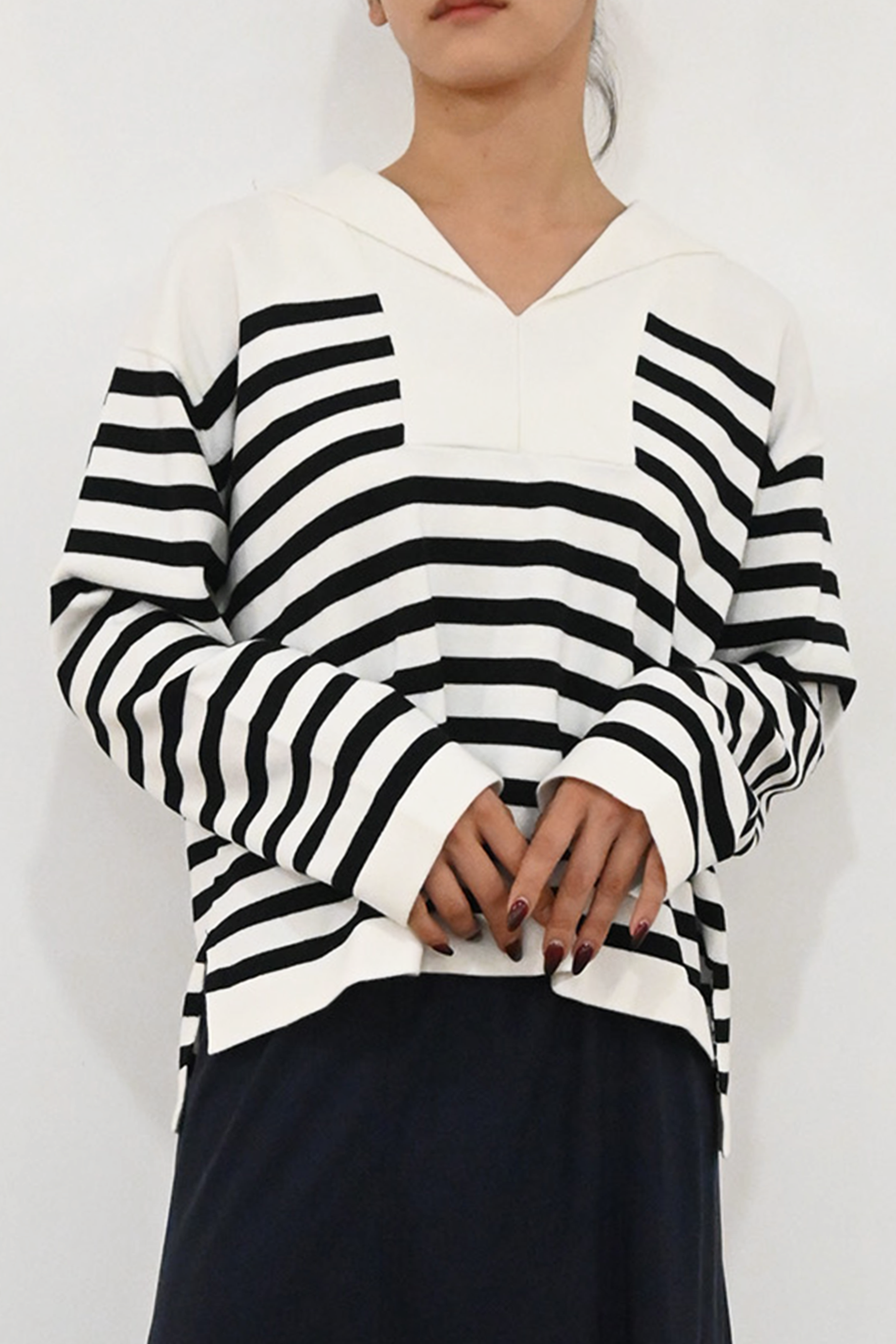 セーラーカラーニットトップス(6264-586)