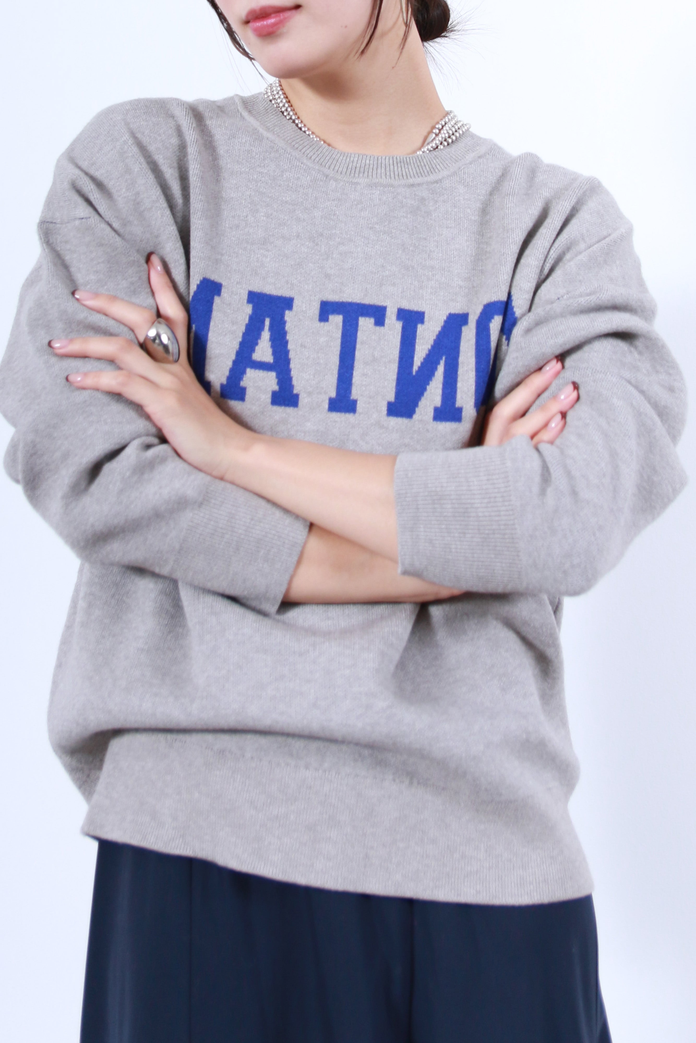 2WAYロゴニットトップス(6263-521)