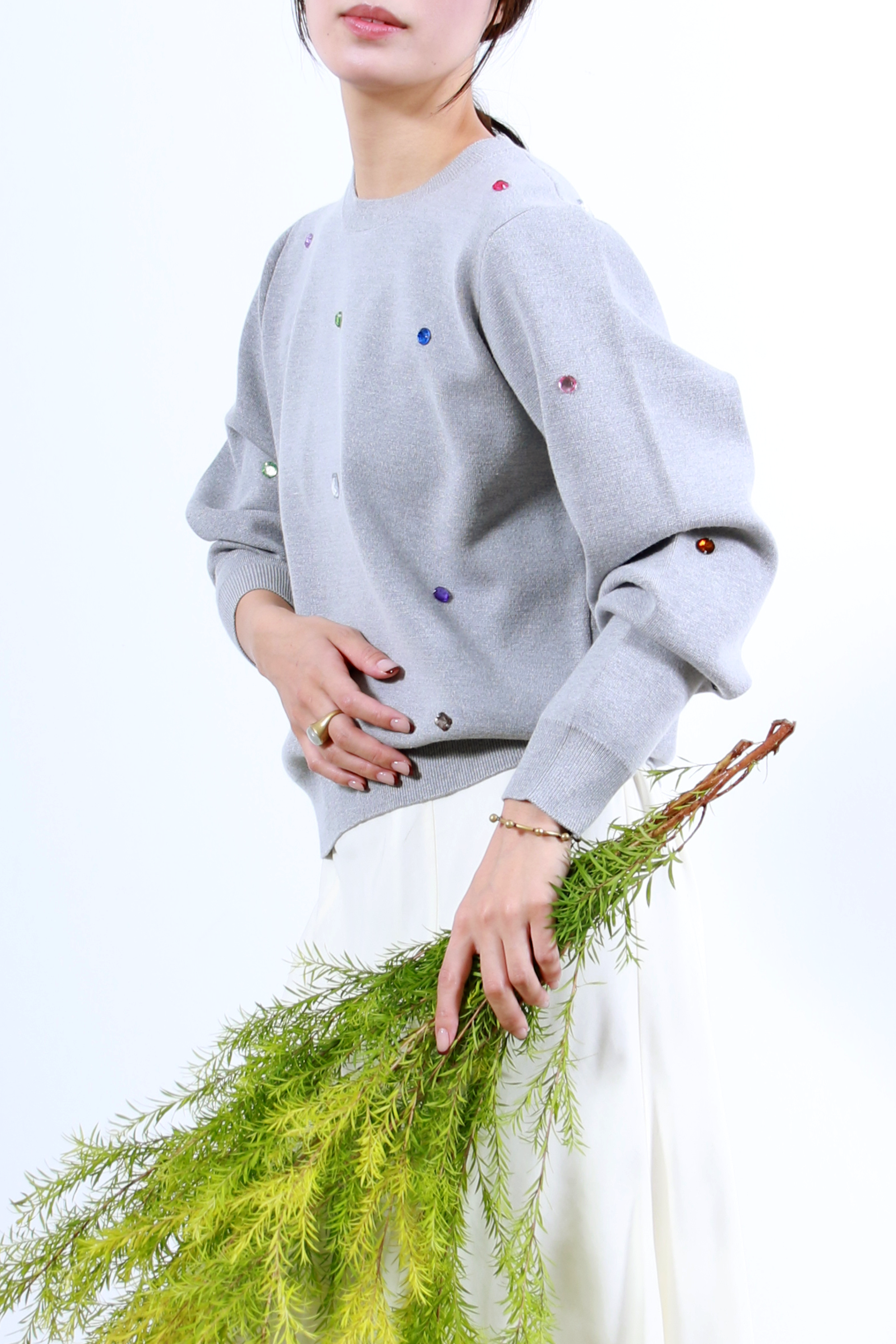 ジュエリーニットトップス(6263-511)