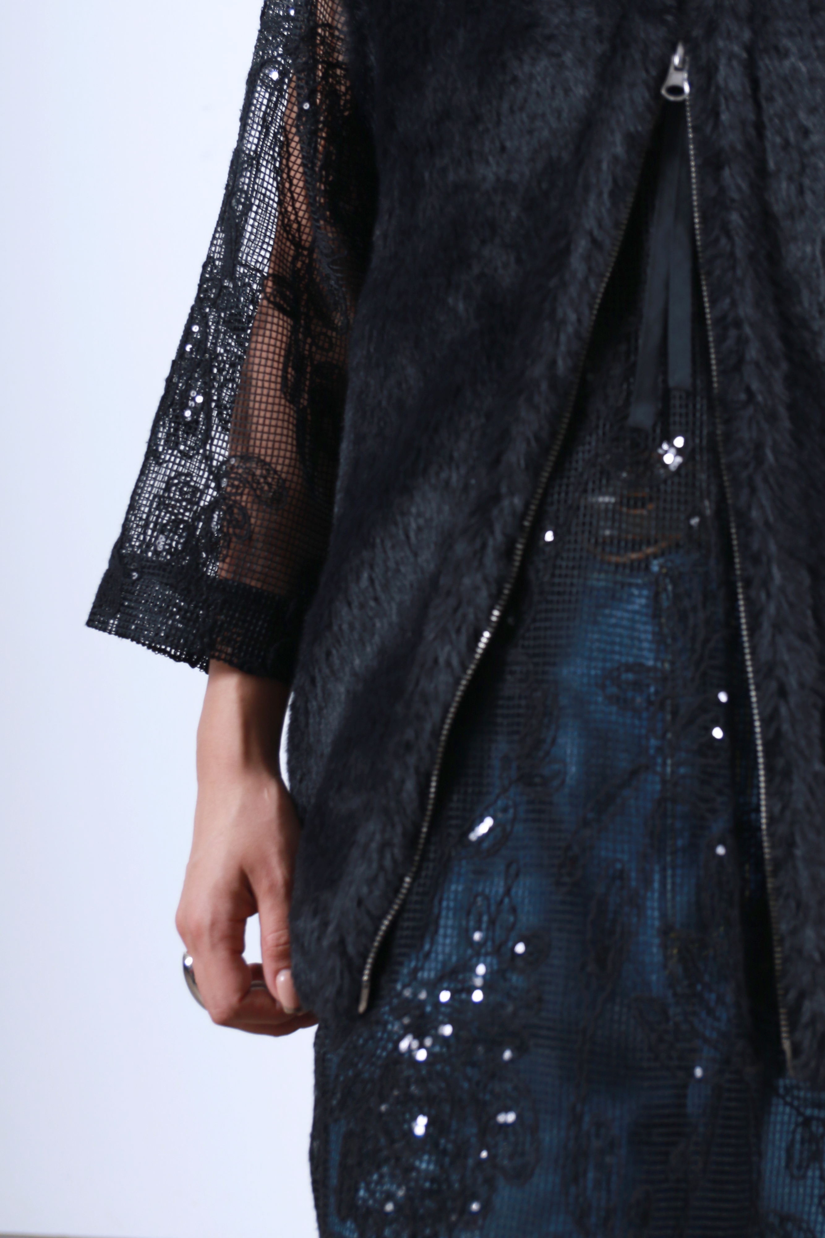 シャギーニットベスト(6263-528)