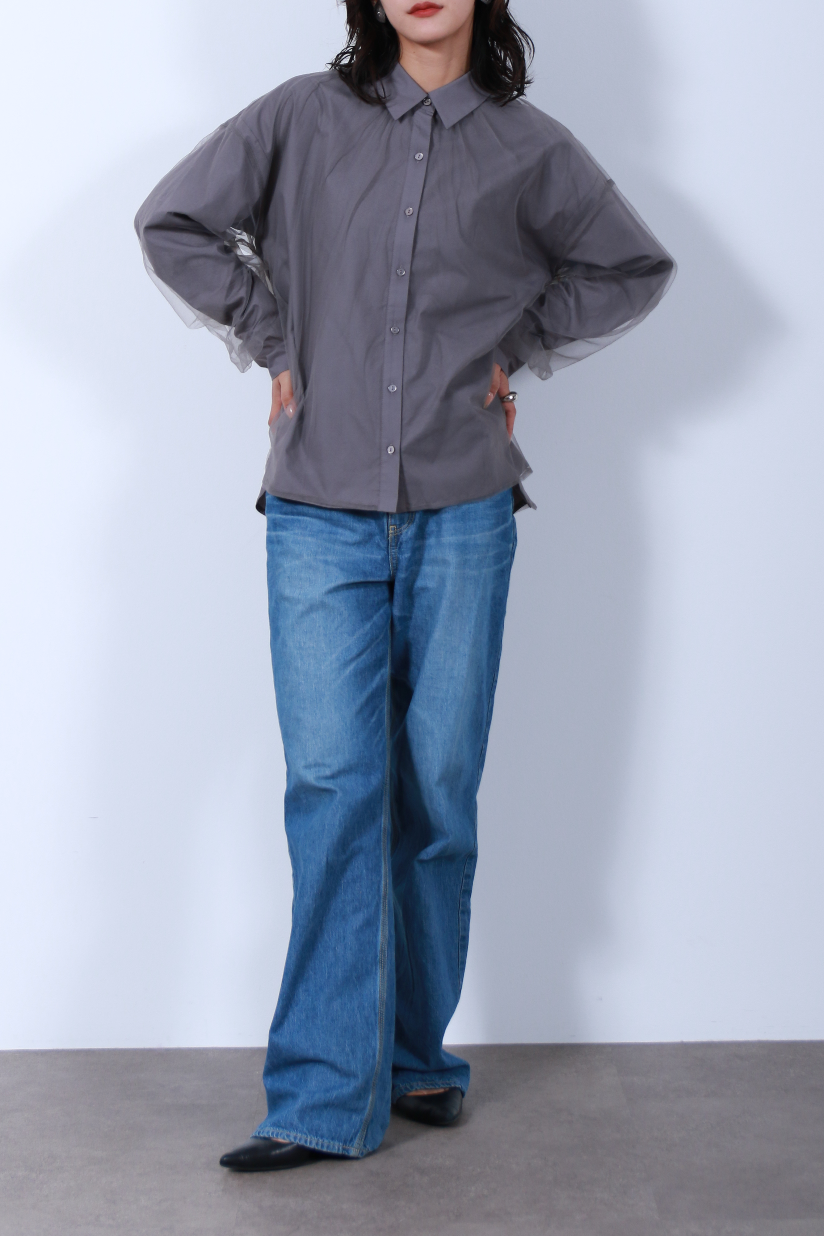 シアーチュールシャツ(6263-500)