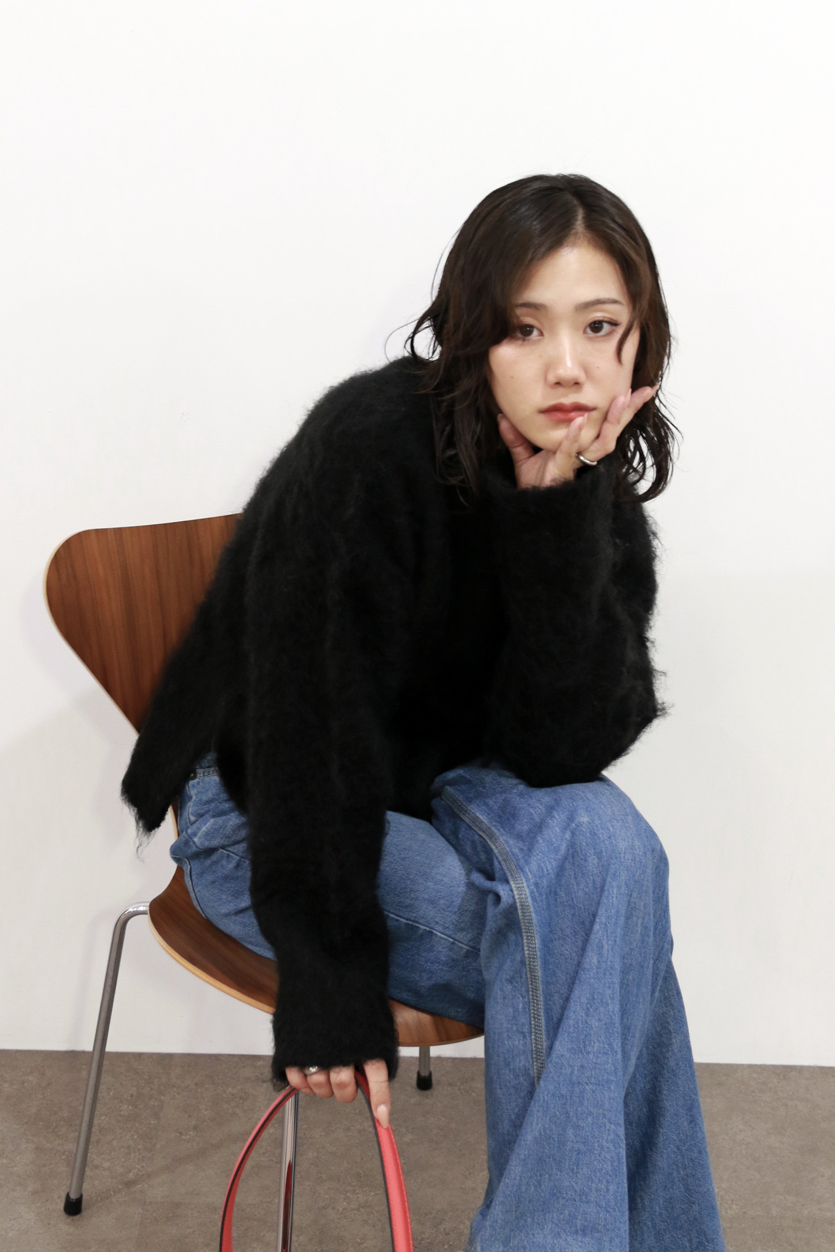 【10/3～ Shikina×TORRAZZO ご予約商品】2WAYニット×ボリュームドレス(6265-302)　
