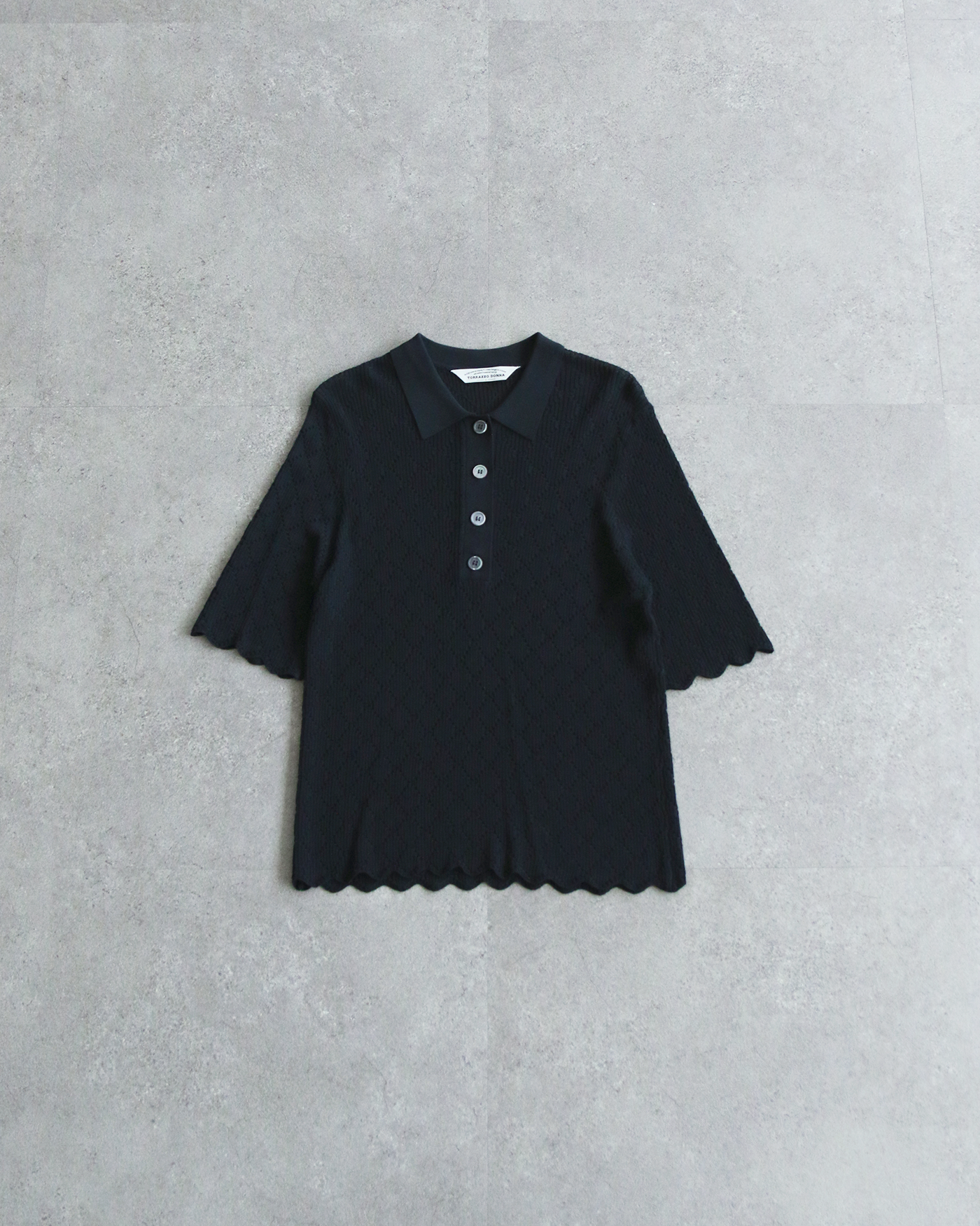 ポロサマーニットトップス(6267-391)