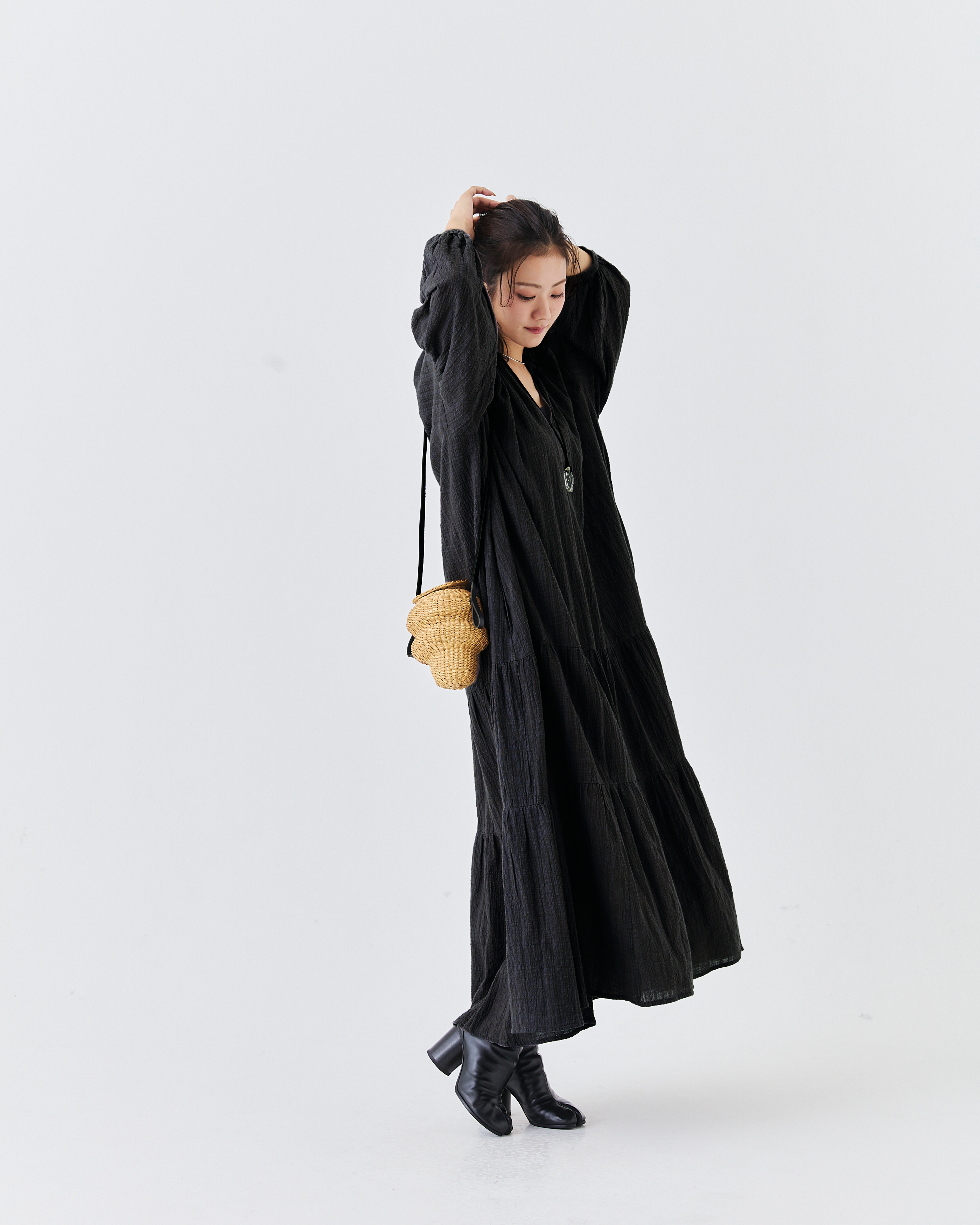 【先行予約】インドティアードドレス(6265-301)