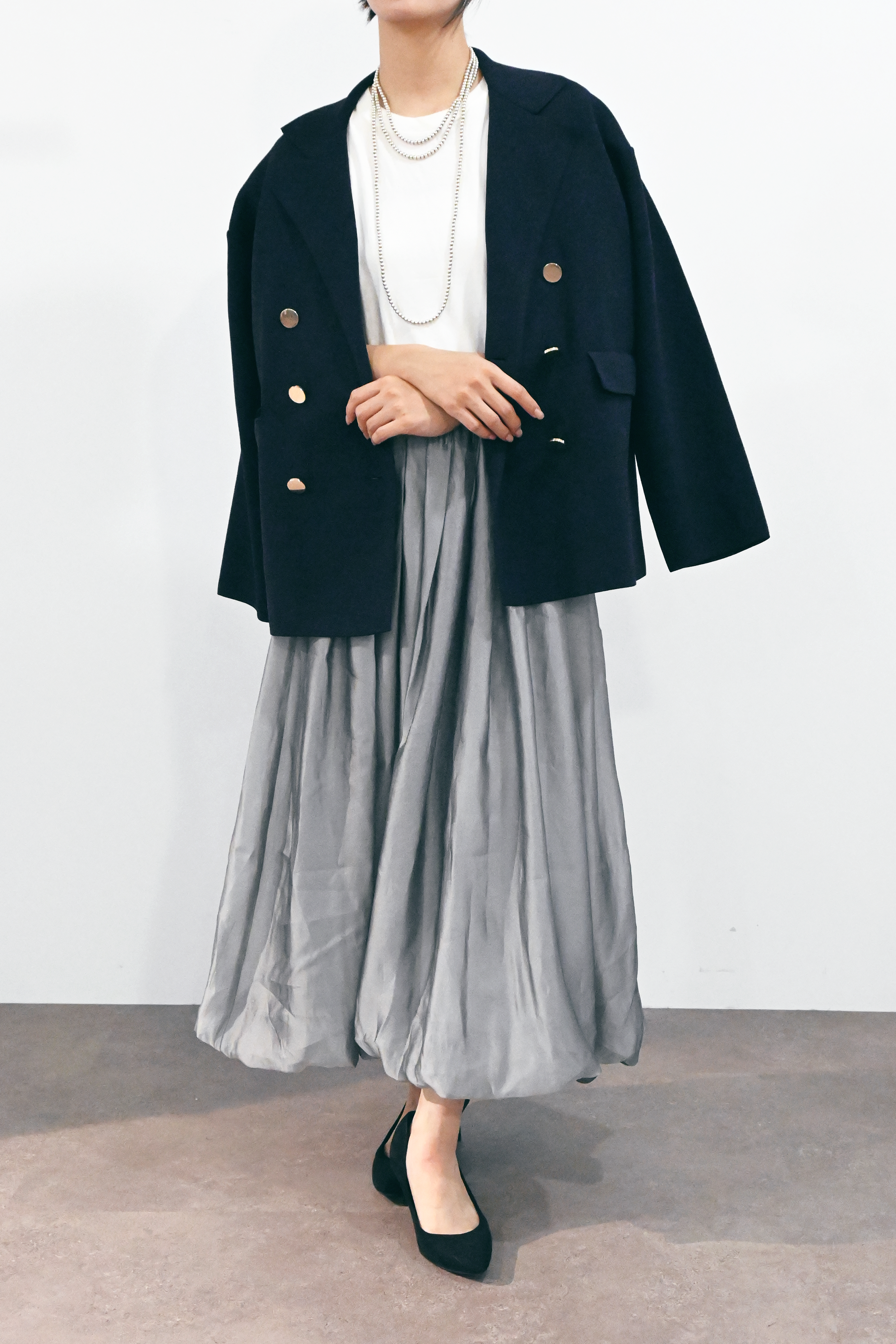 【予約終了】シアーバルーンスカート(6265-579)