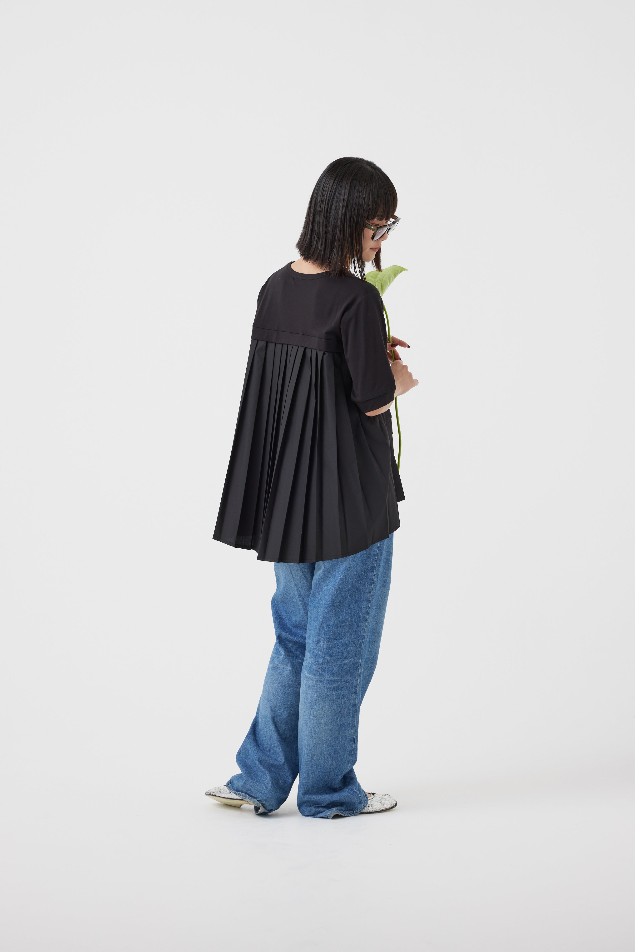 プリーツハイブリットTシャツ(6251-330)