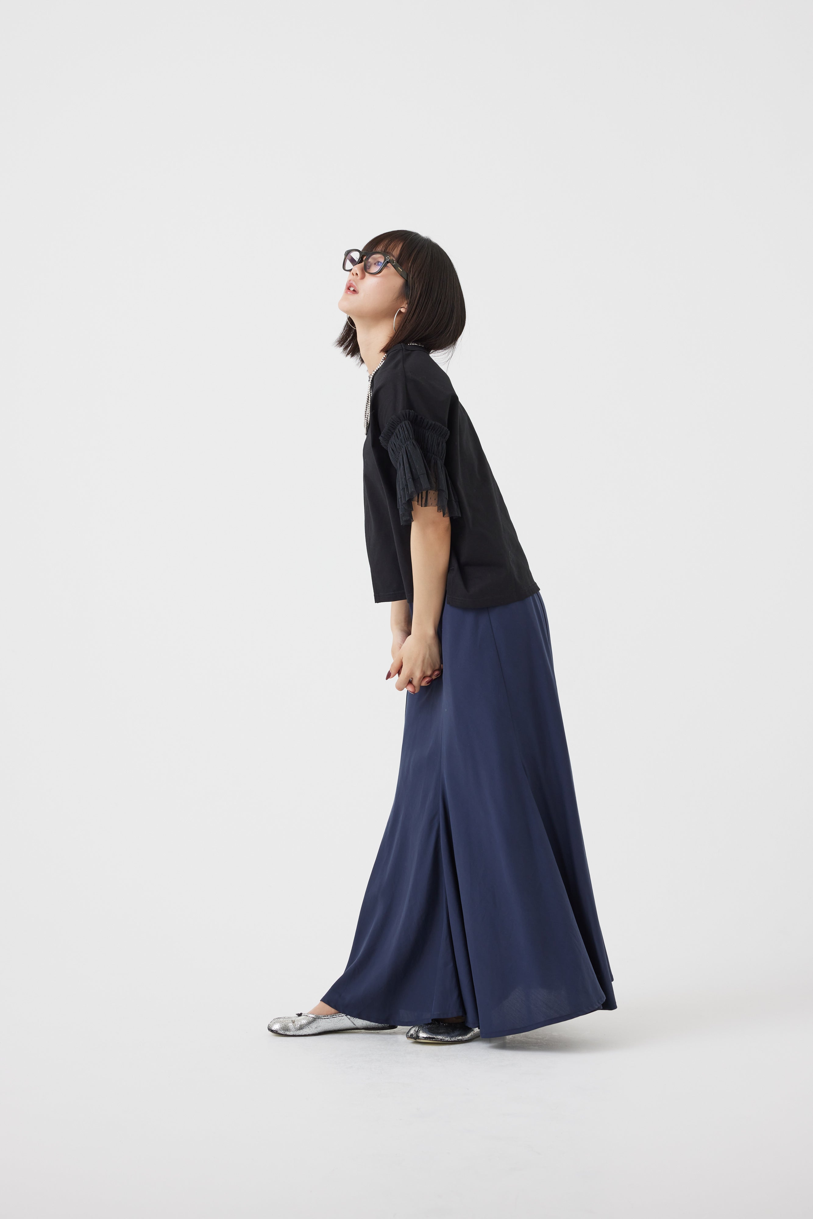 メッシュ袖Tシャツ(6251-336)