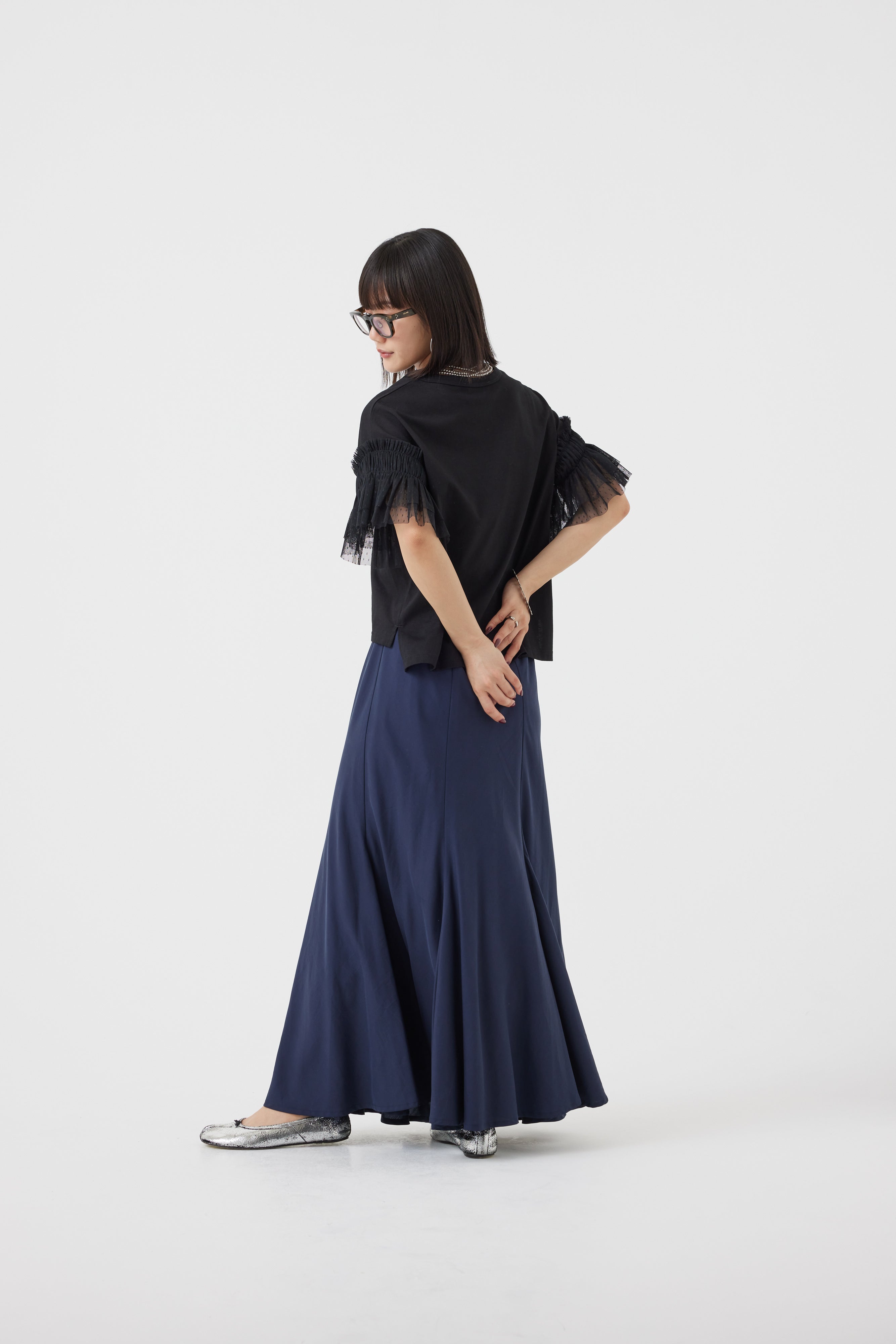 メッシュ袖Tシャツ(6251-336)