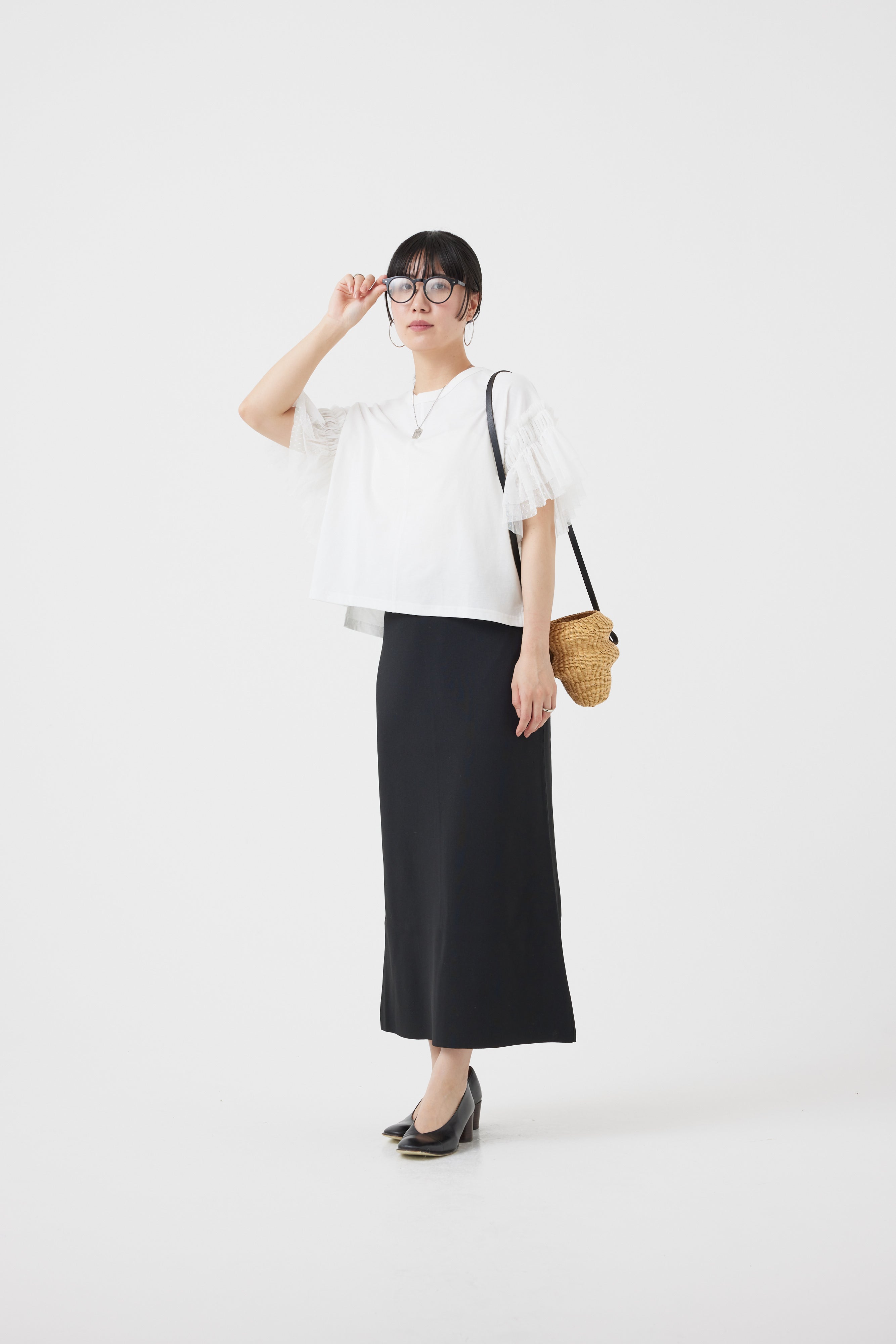 メッシュ袖Tシャツ(6251-336)