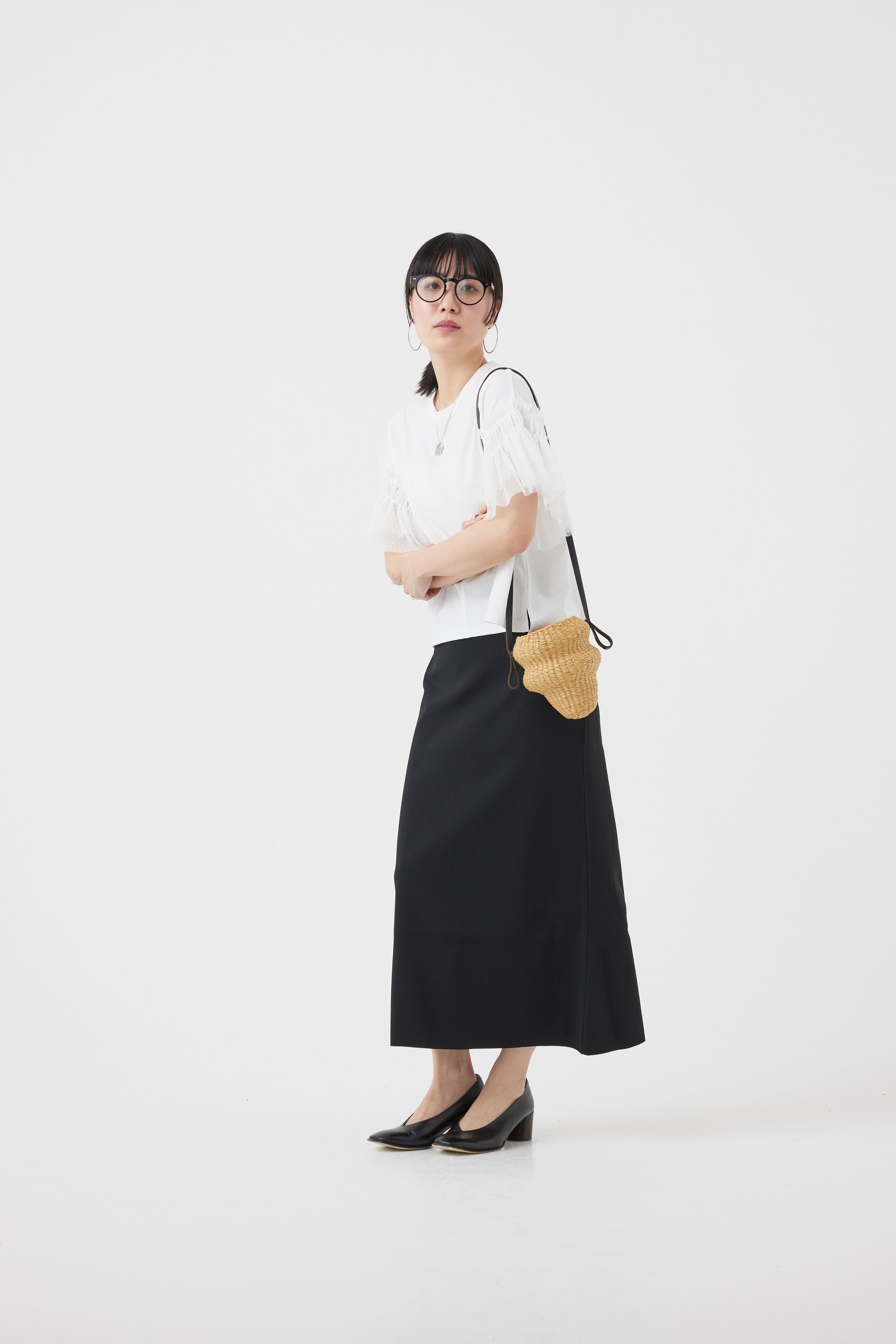 メッシュ袖Tシャツ(6251-336)