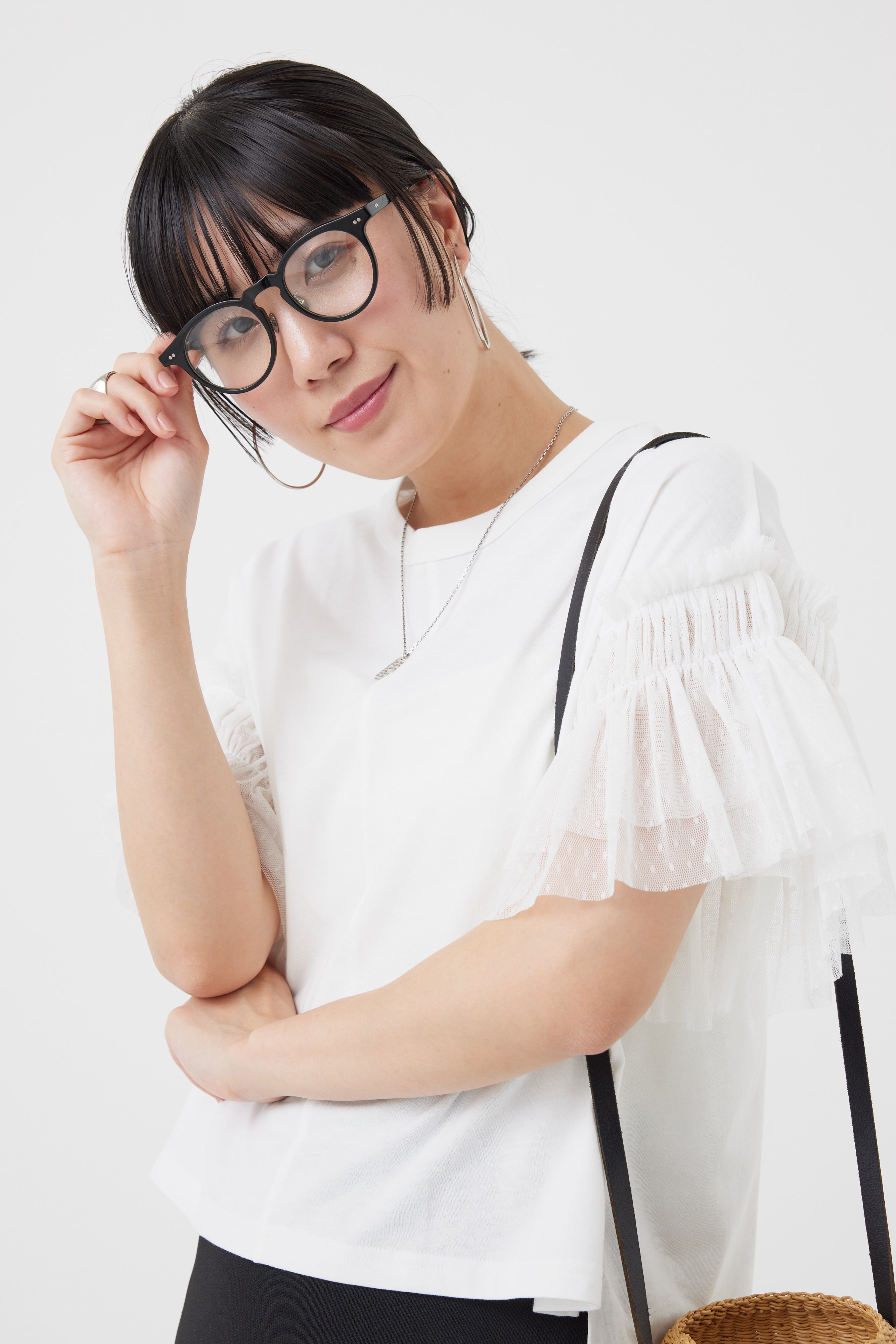 メッシュ袖Tシャツ(6251-336)