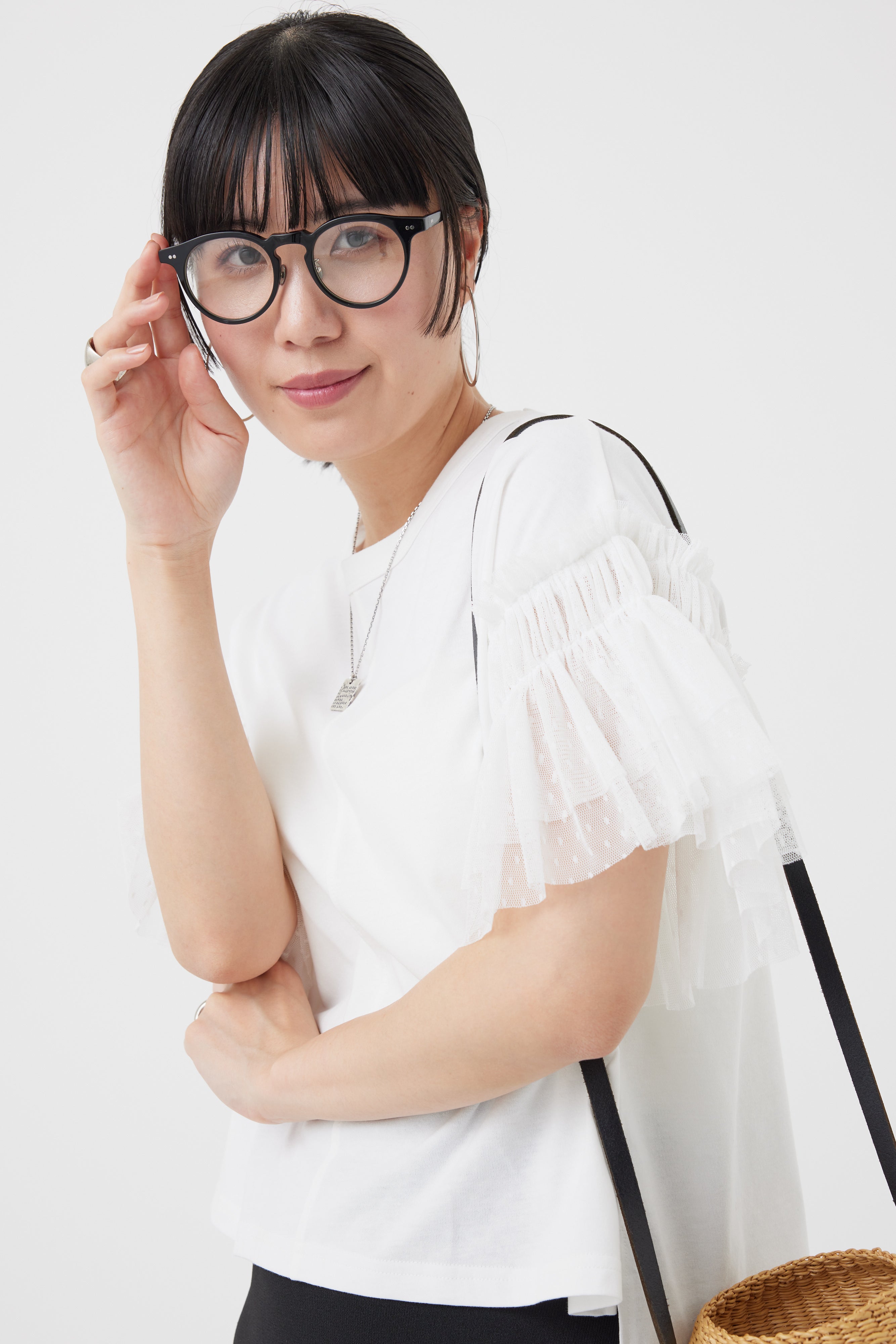 メッシュ袖Tシャツ(6251-336)
