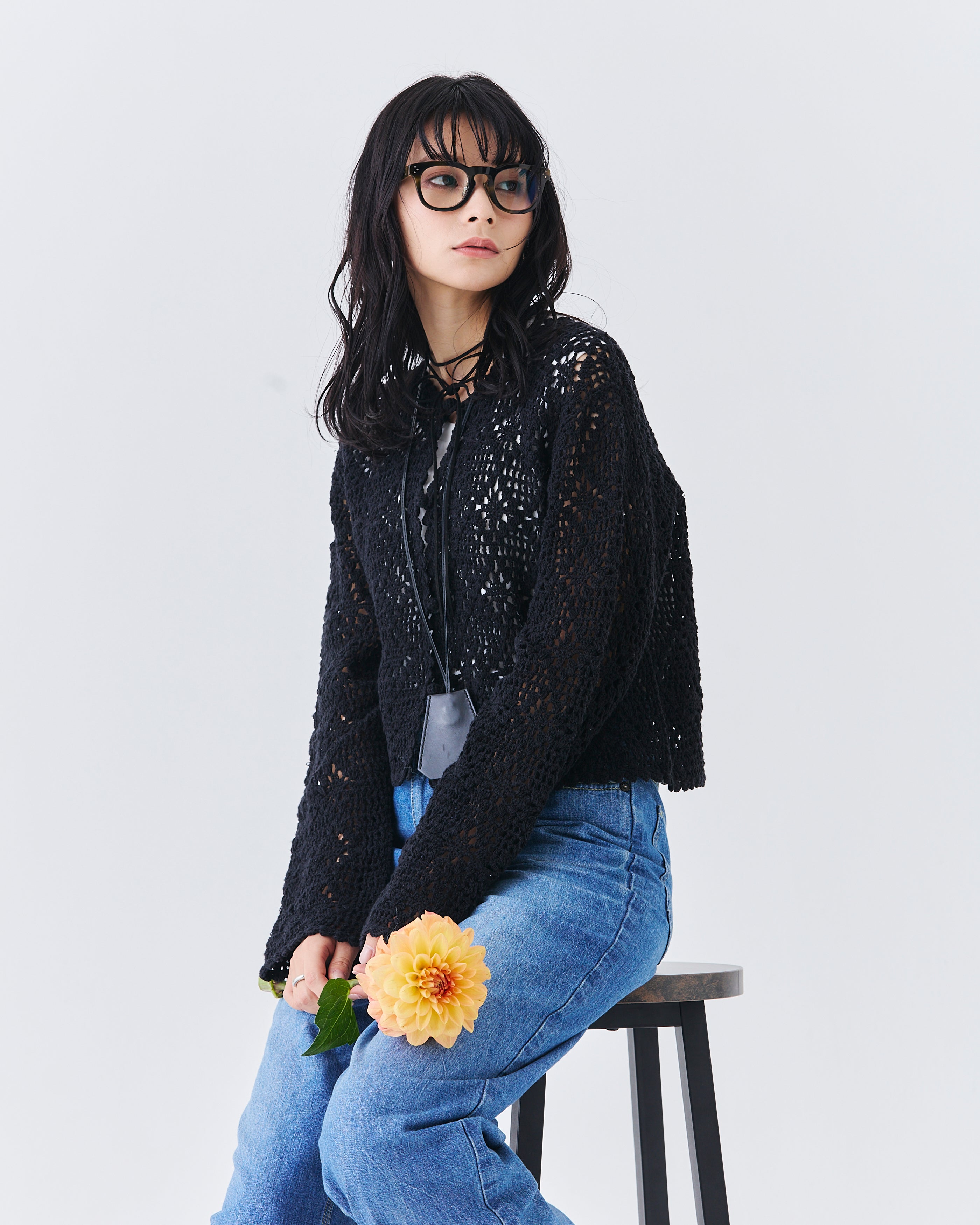 【先行予約】インドクロシェットカーディガン(6265-597)