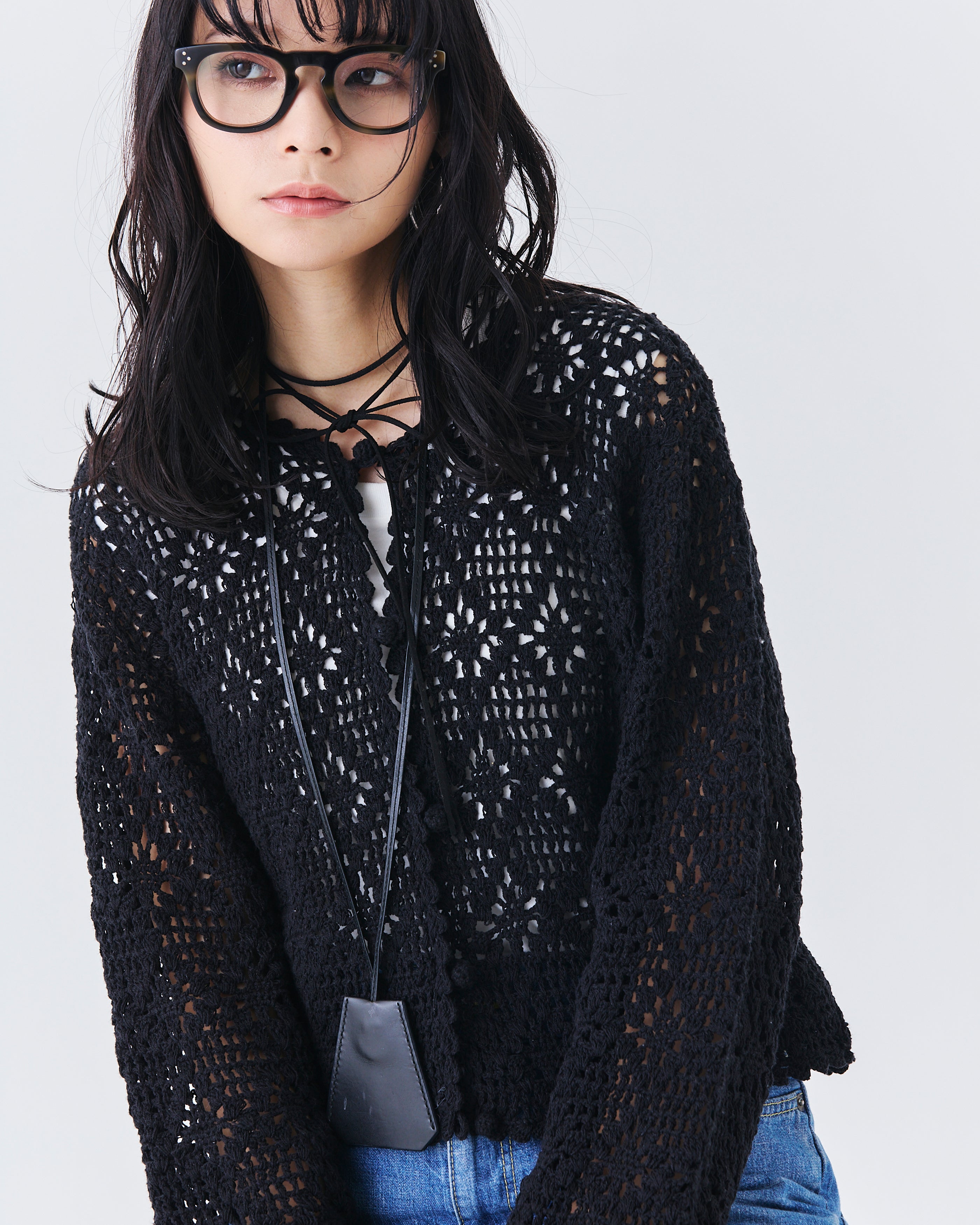 【先行予約】インドクロシェットカーディガン(6265-597)