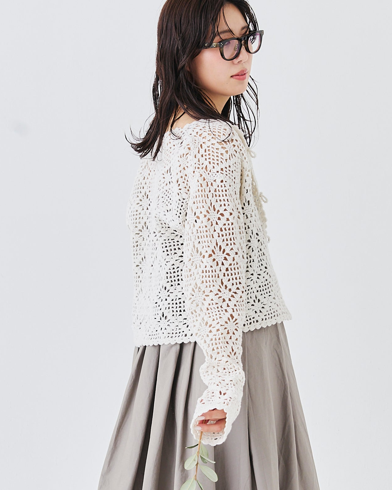 【先行予約】インドクロシェットカーディガン(6265-597)