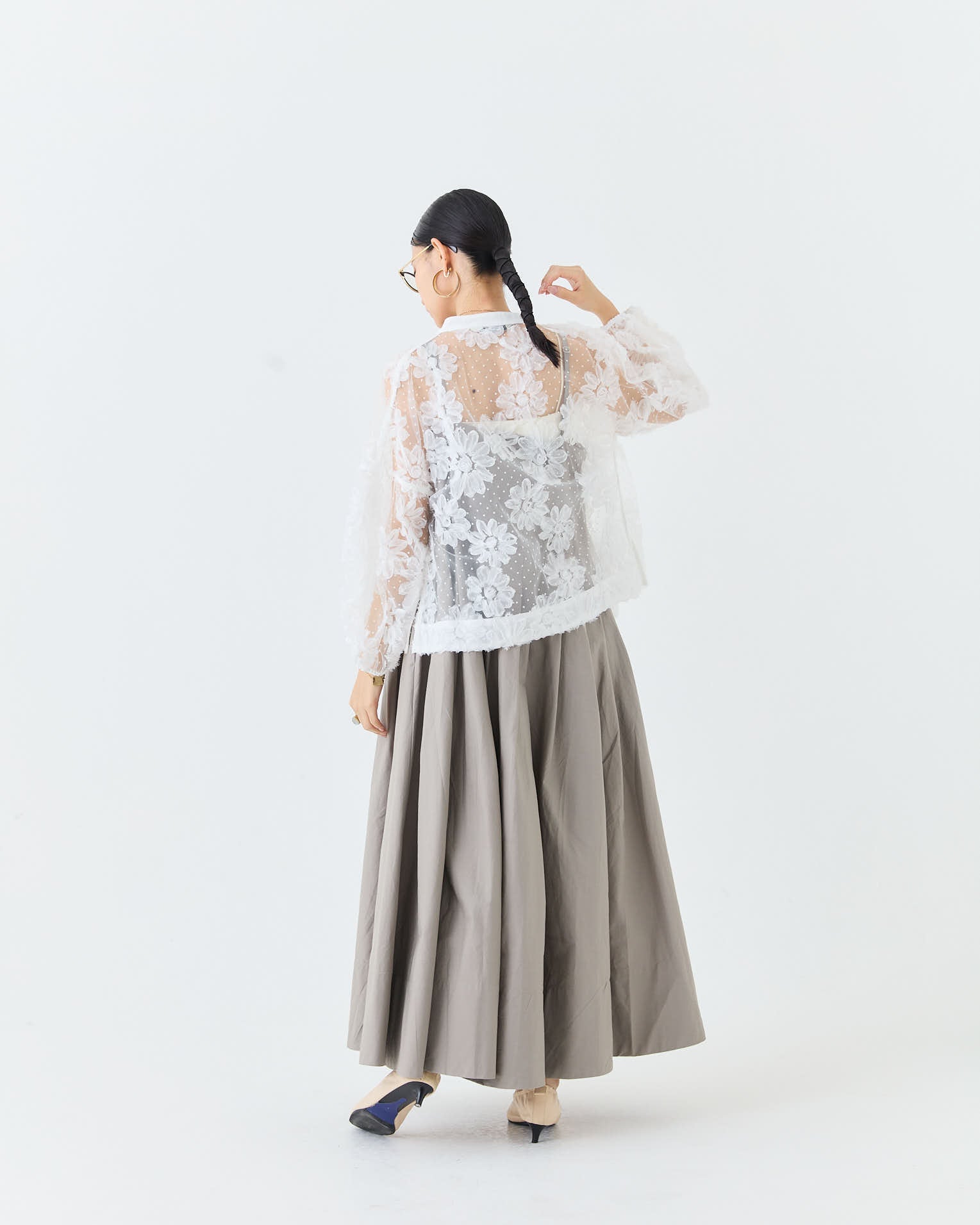 【予約終了】プリーツマキシドレス(6265-573)