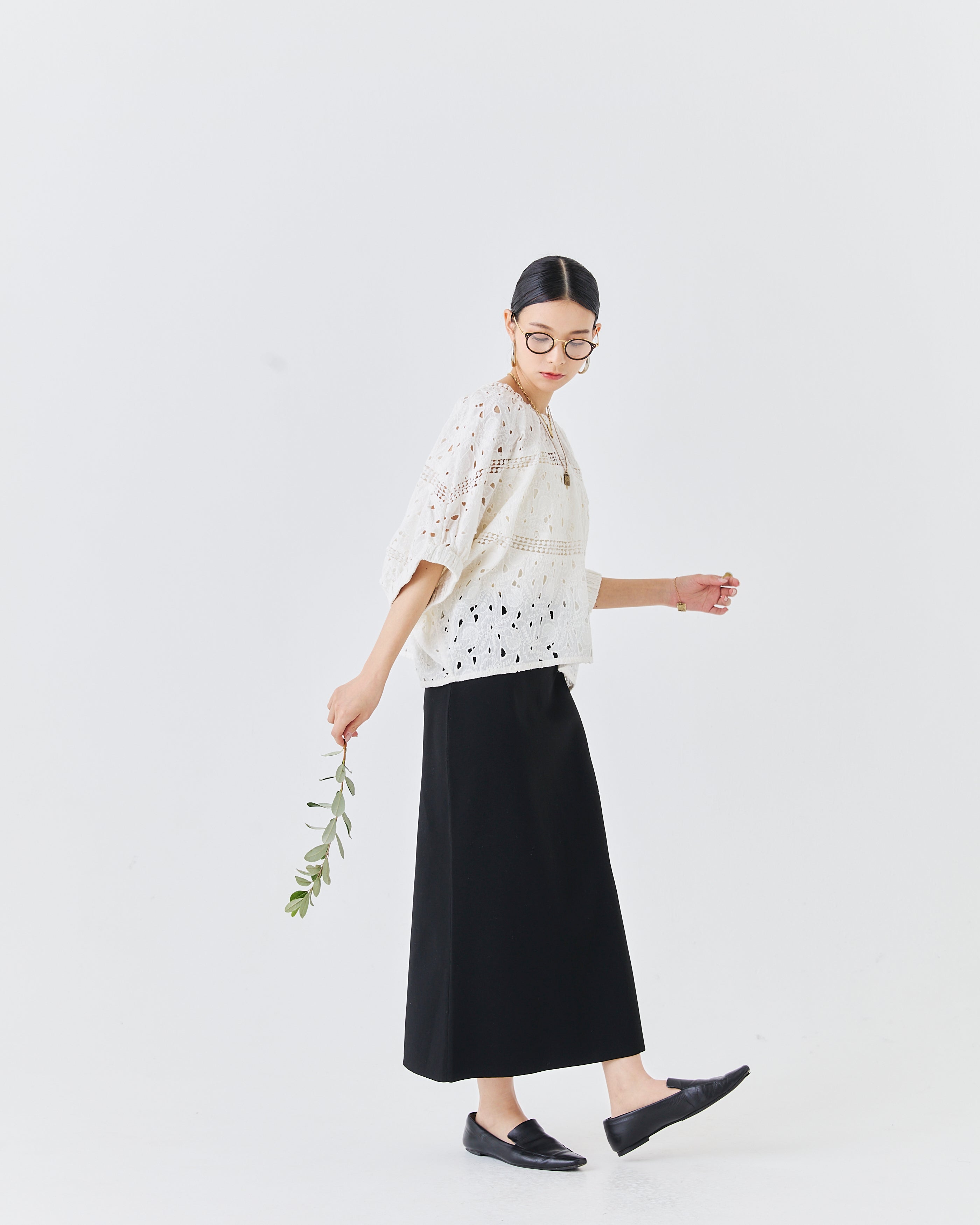 【先行予約】インドカットワークレーストップス(6265-596)