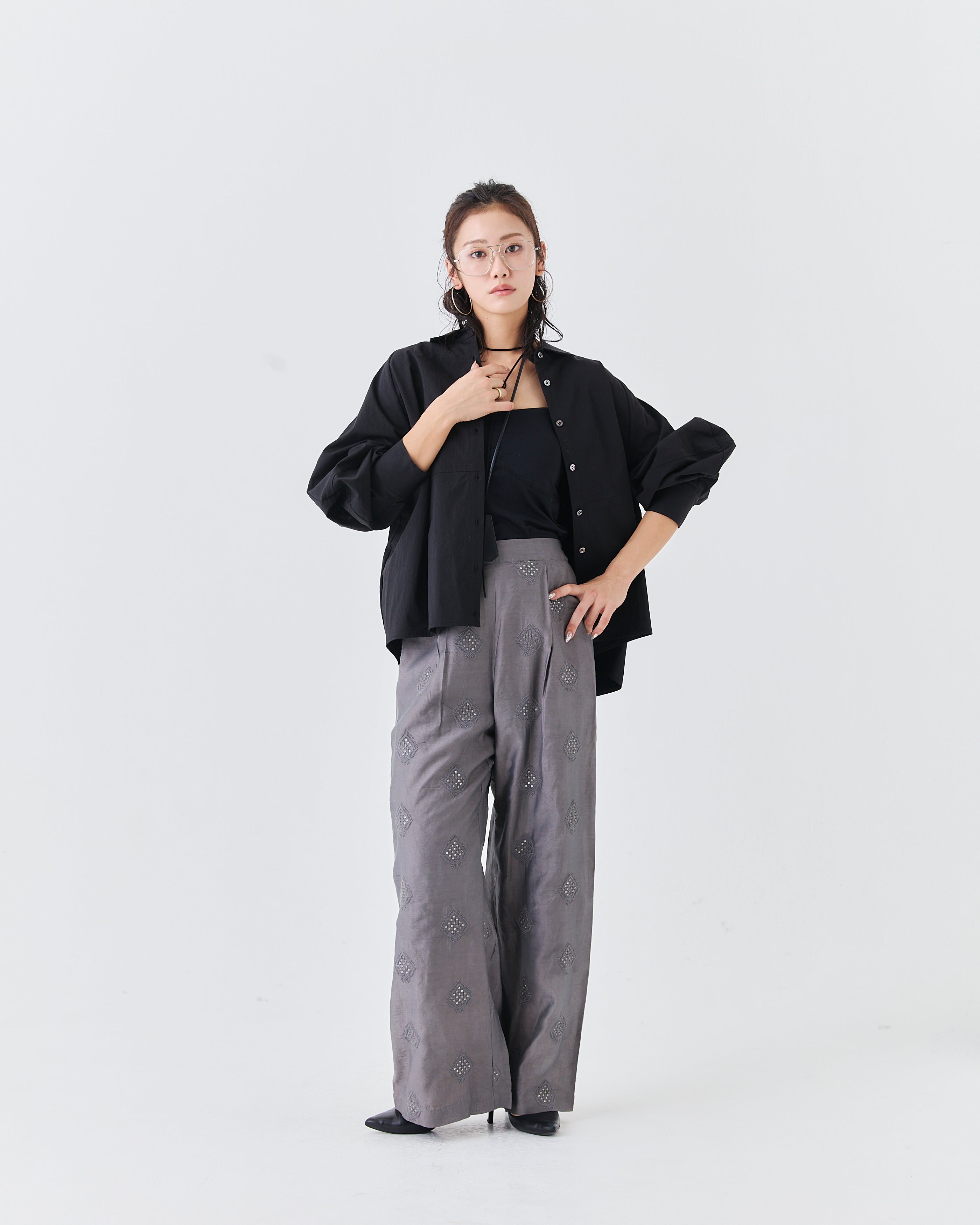 【予約終了】バルーンスリーブシャツ(6265-574)