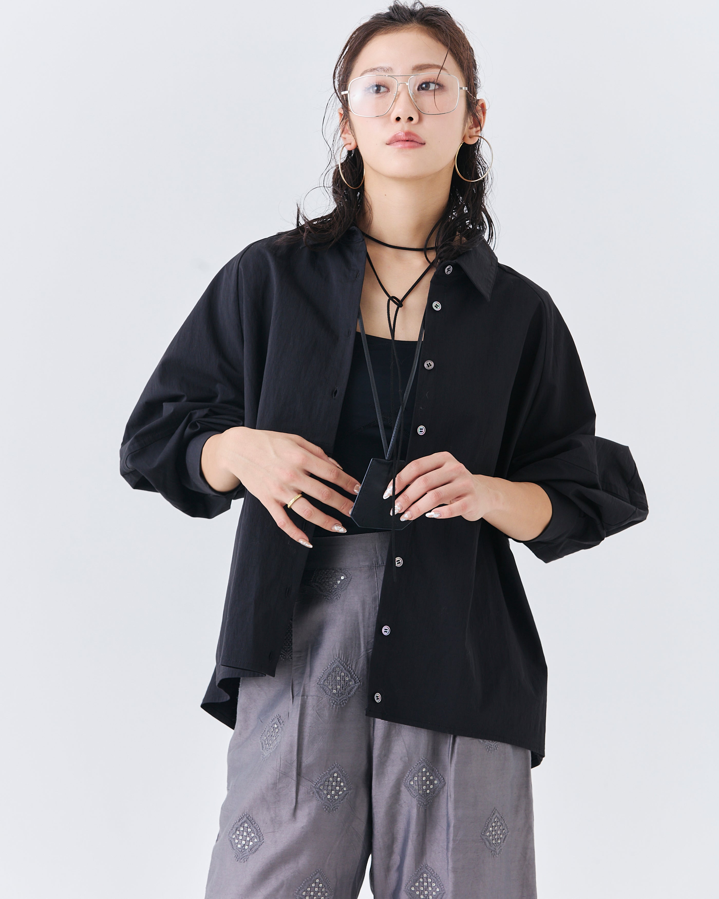 【予約終了】バルーンスリーブシャツ(6265-574)