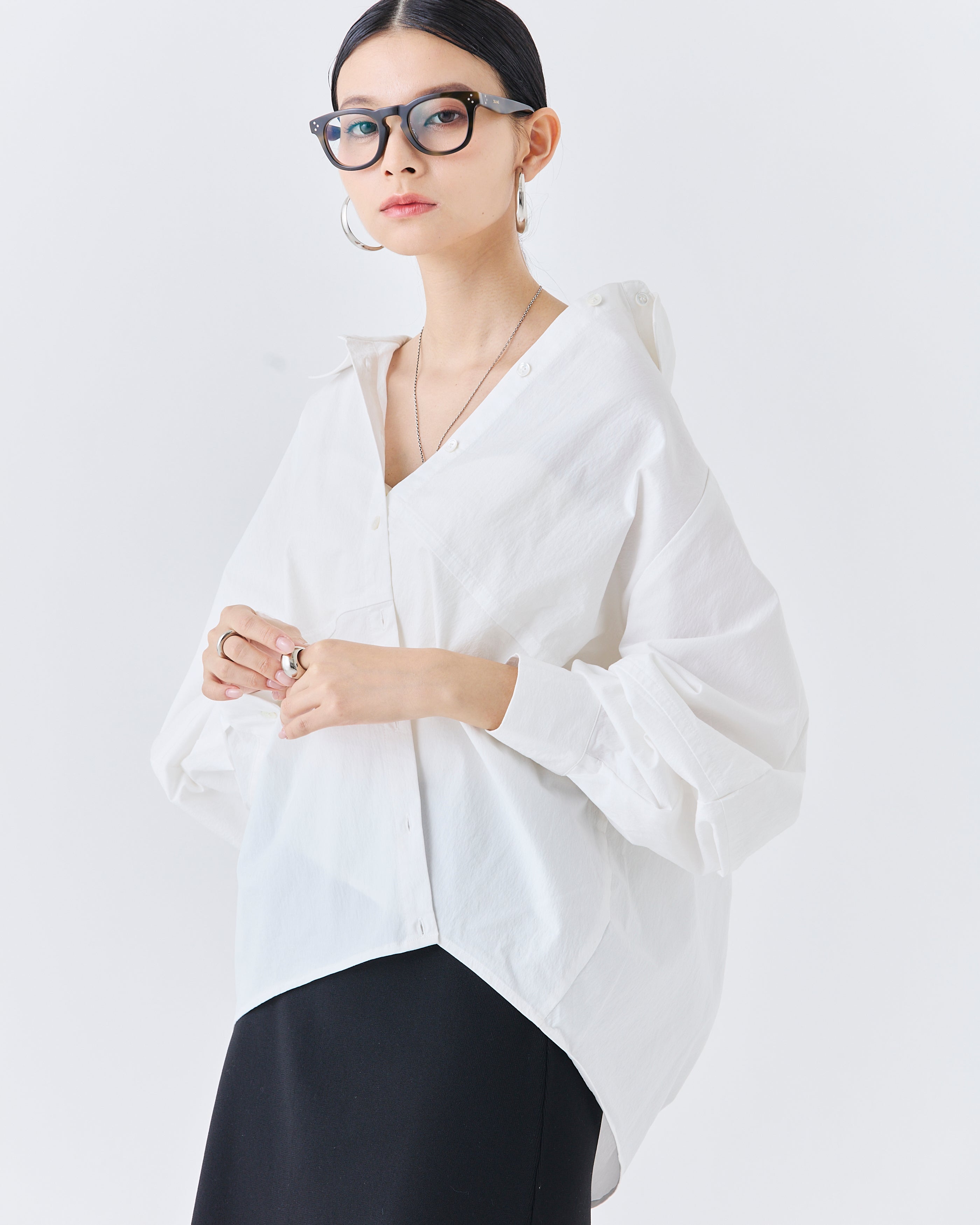 【予約終了】バルーンスリーブシャツ(6265-574)