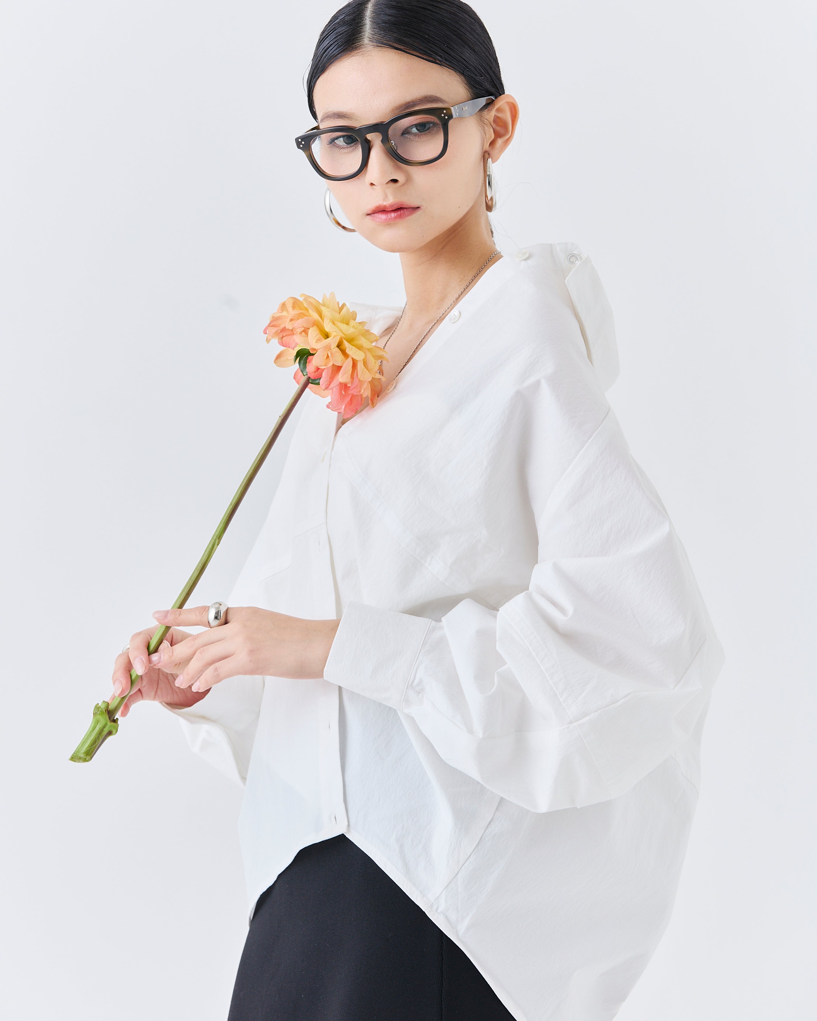 【予約終了】バルーンスリーブシャツ(6265-574)