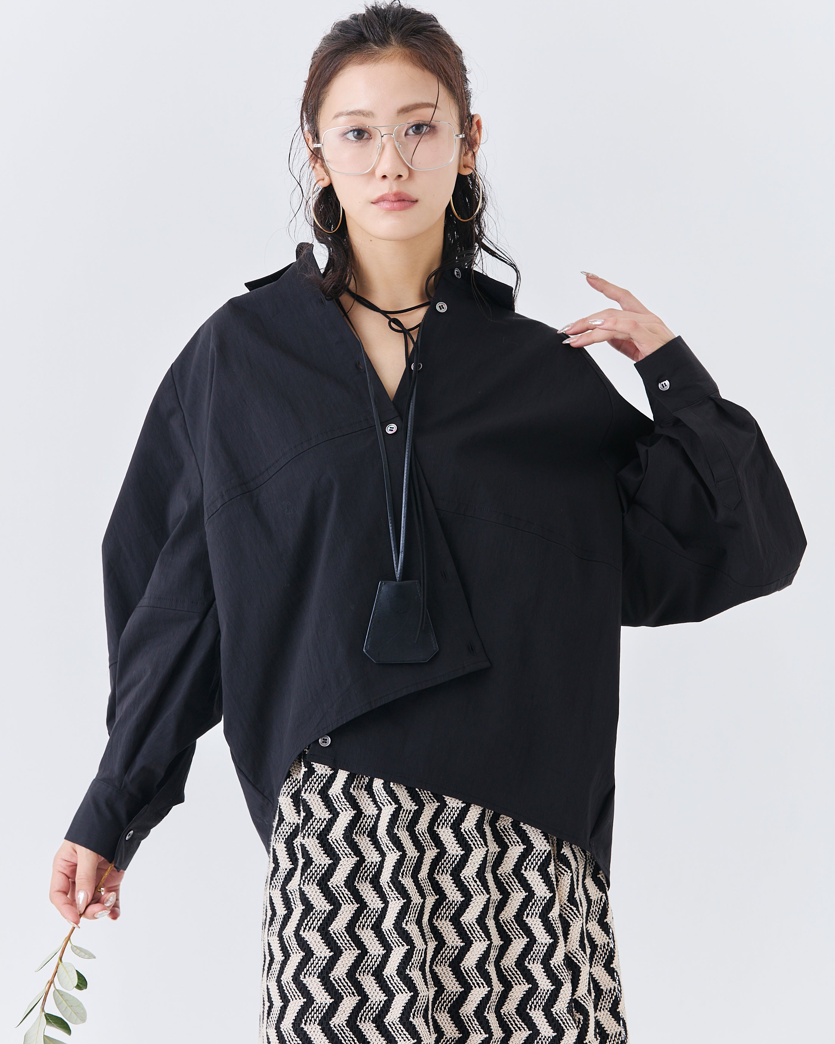 【予約終了】バルーンスリーブシャツ(6265-574)