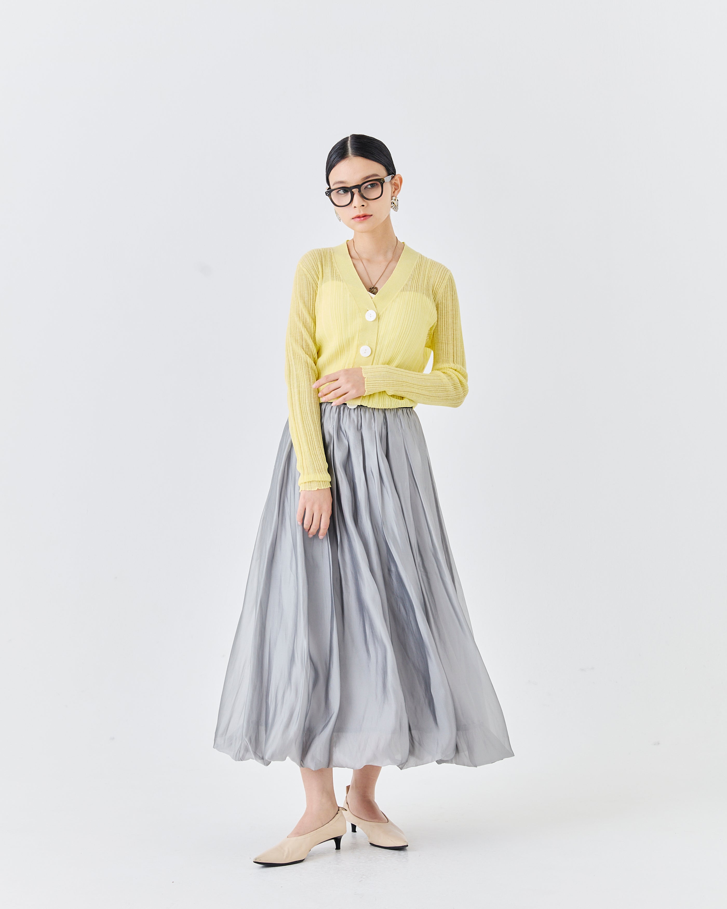 【comming soon】ランダムリブニットカーディガン(6266-340)