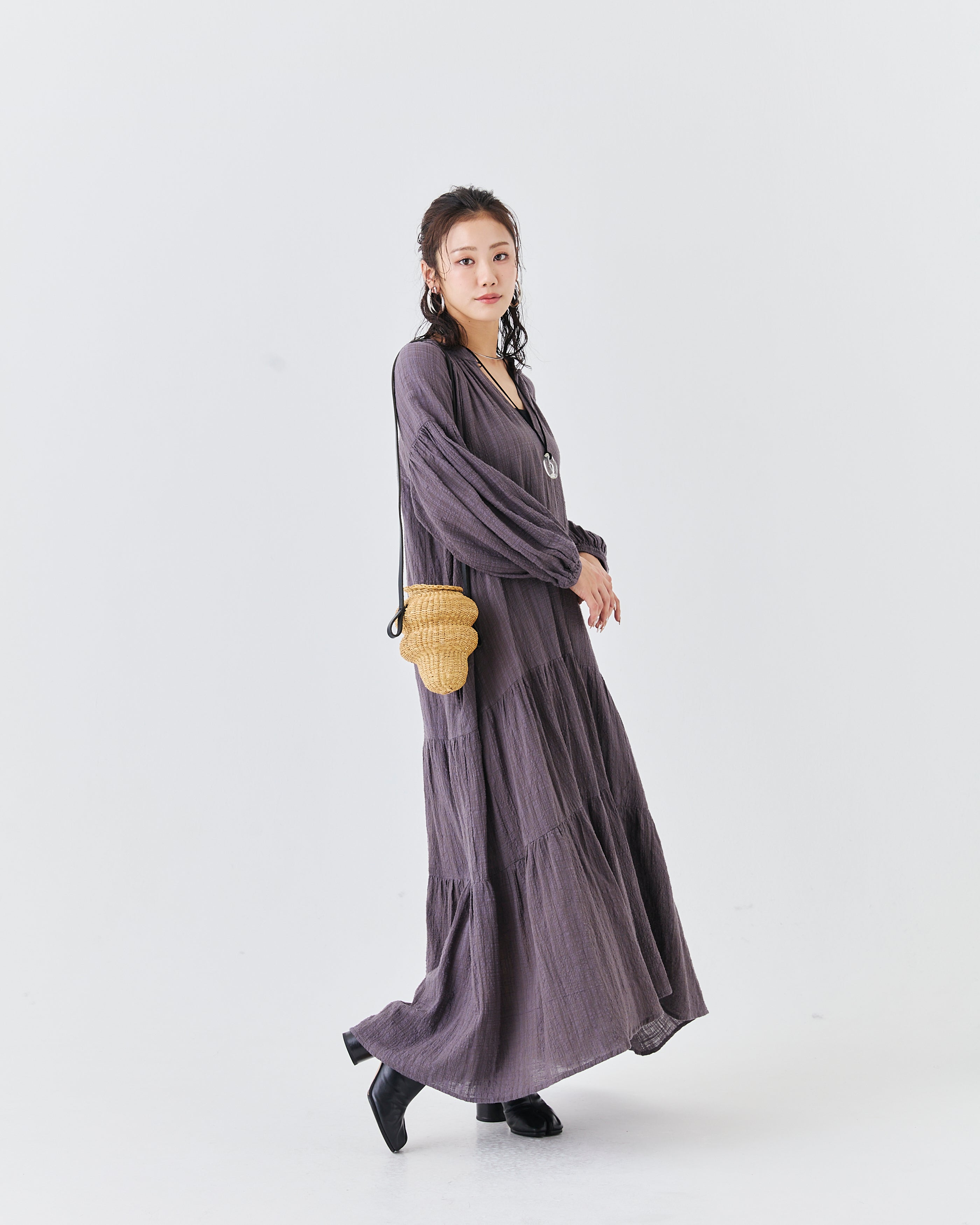 【先行予約】インドティアードドレス(6265-301)