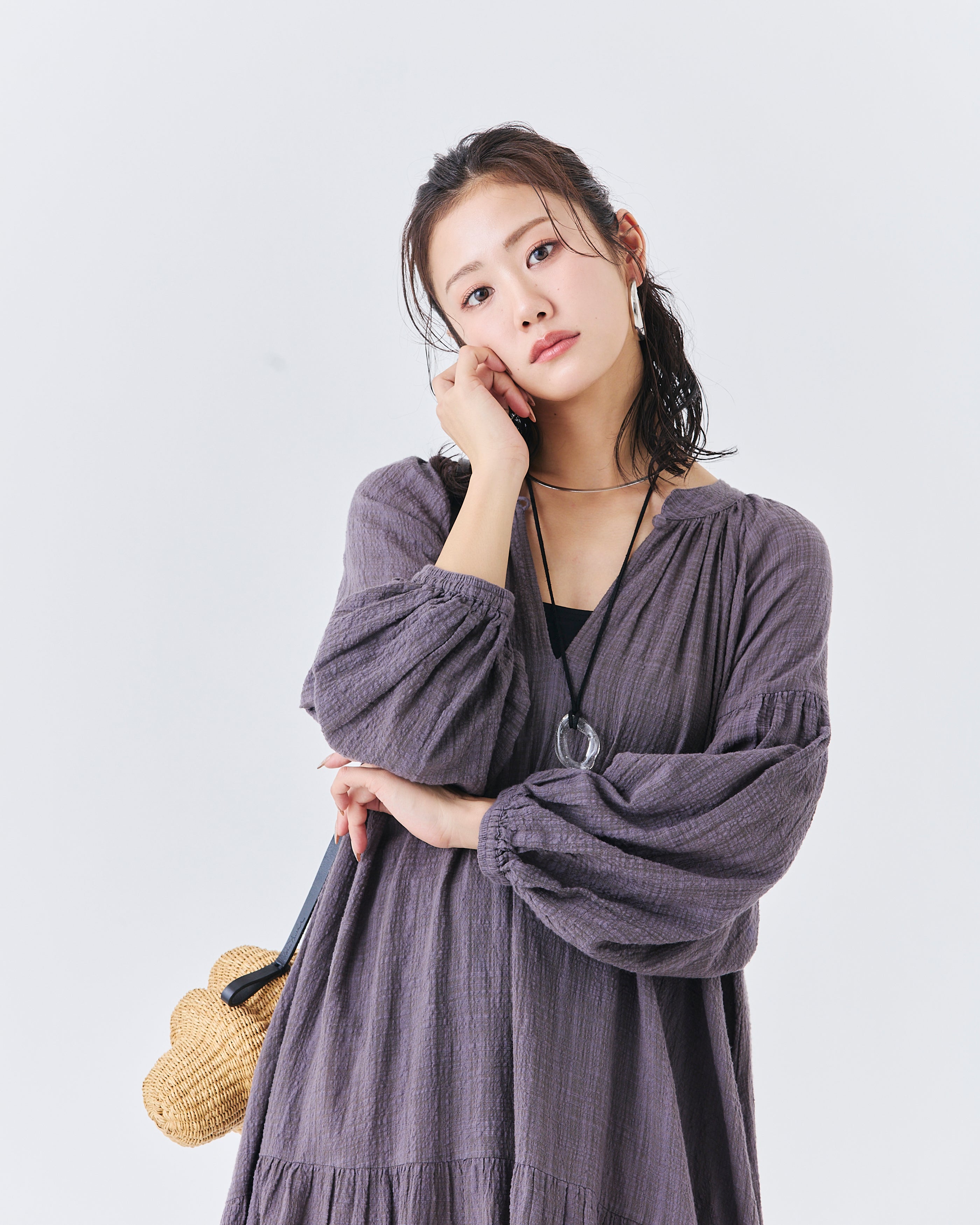 【先行予約】インドティアードドレス(6265-301)