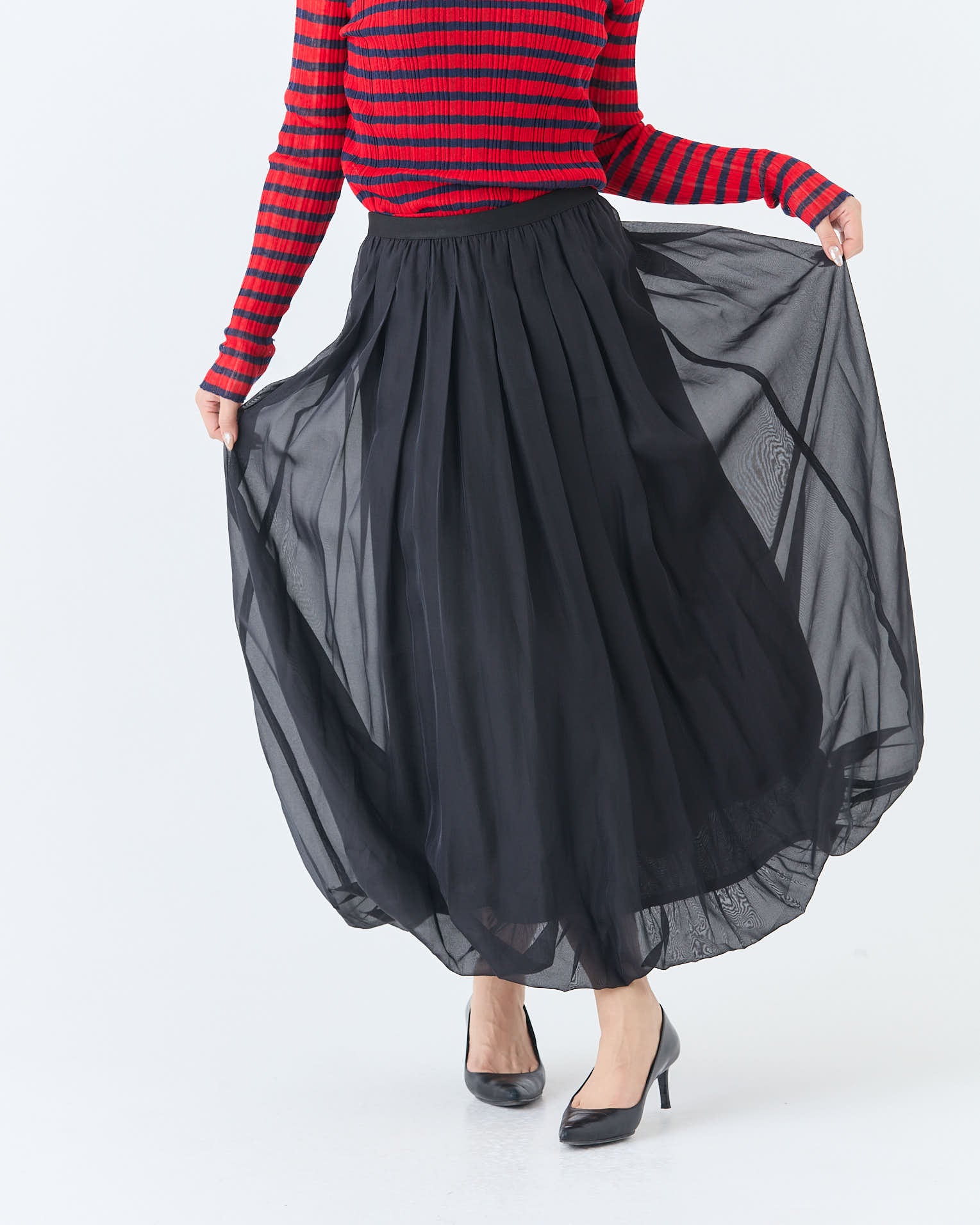 【予約終了】シアーバルーンスカート(6265-579)