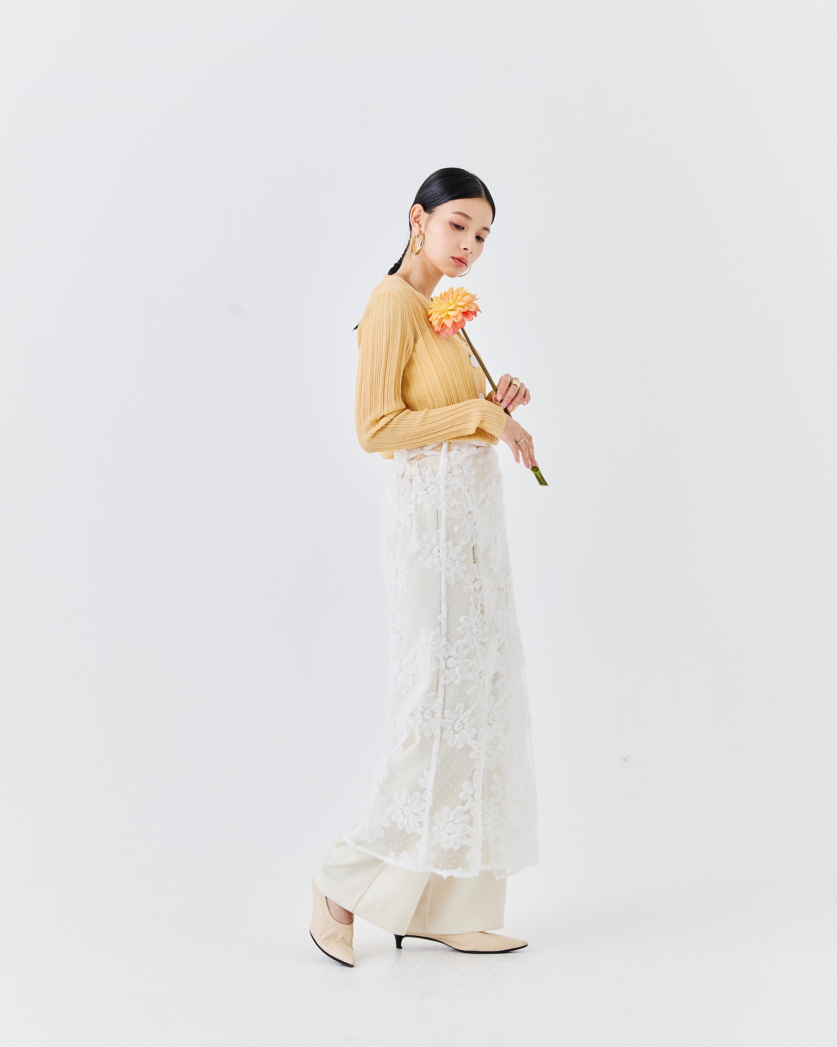 【comming soon】ランダムリブニットカーディガン(6266-340)