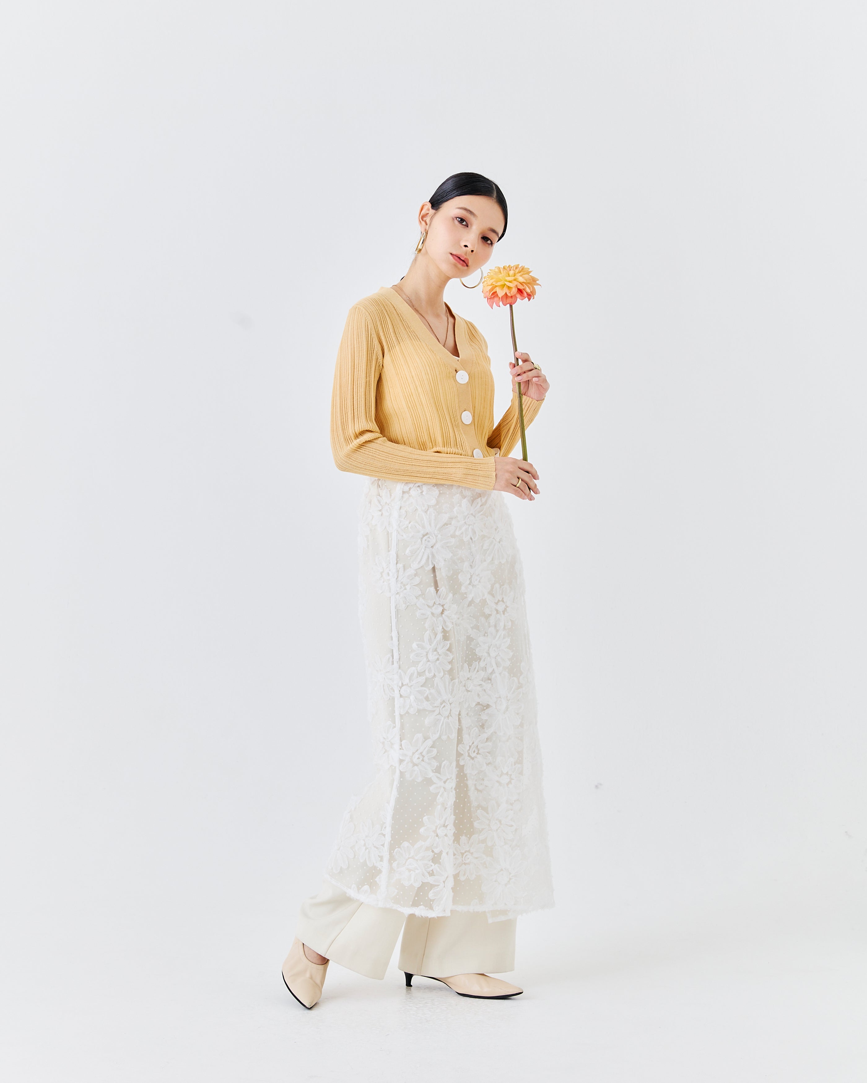 【comming soon】ランダムリブニットカーディガン(6266-340)