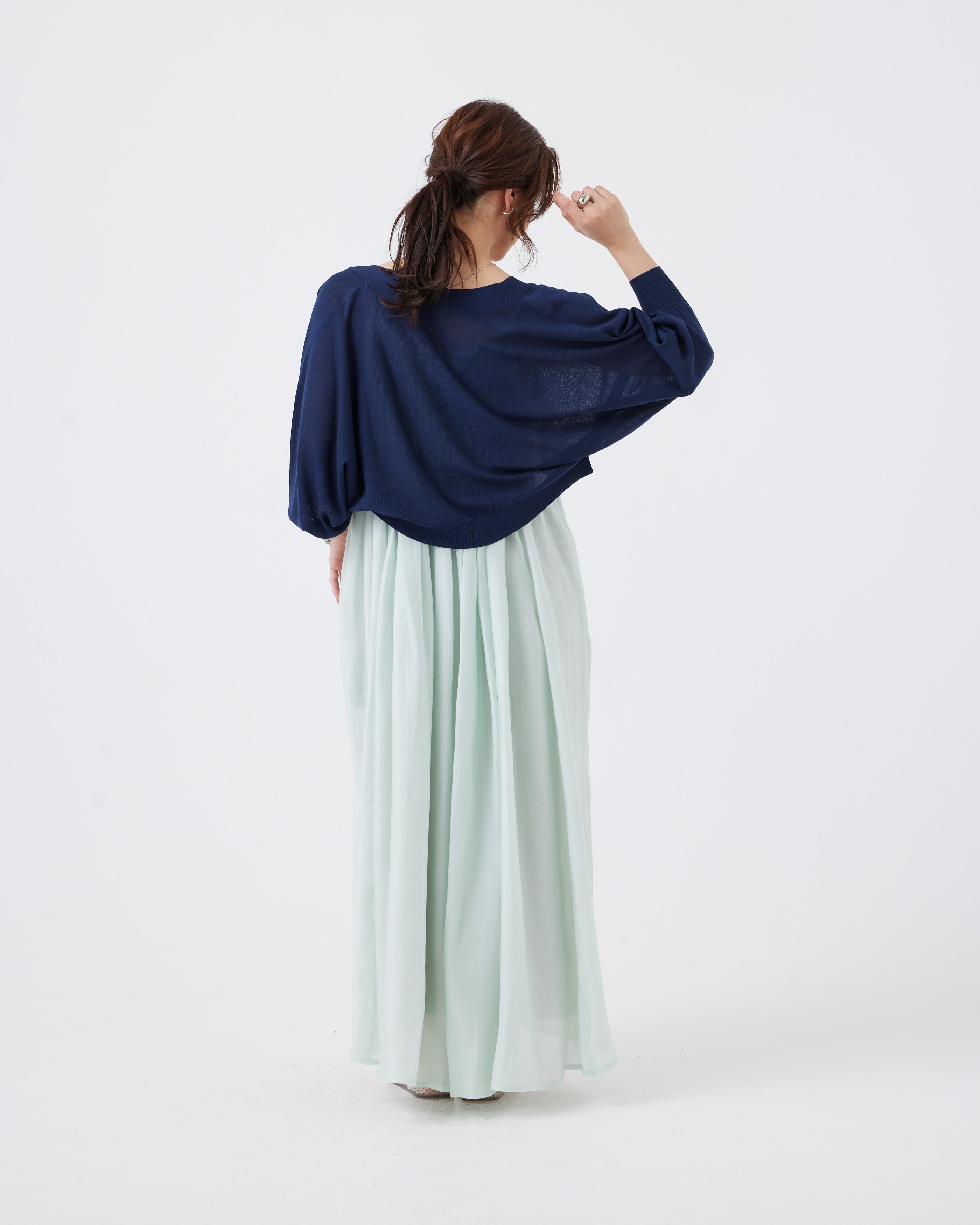 美シルエット ボレロカーディガン(6267-411)
