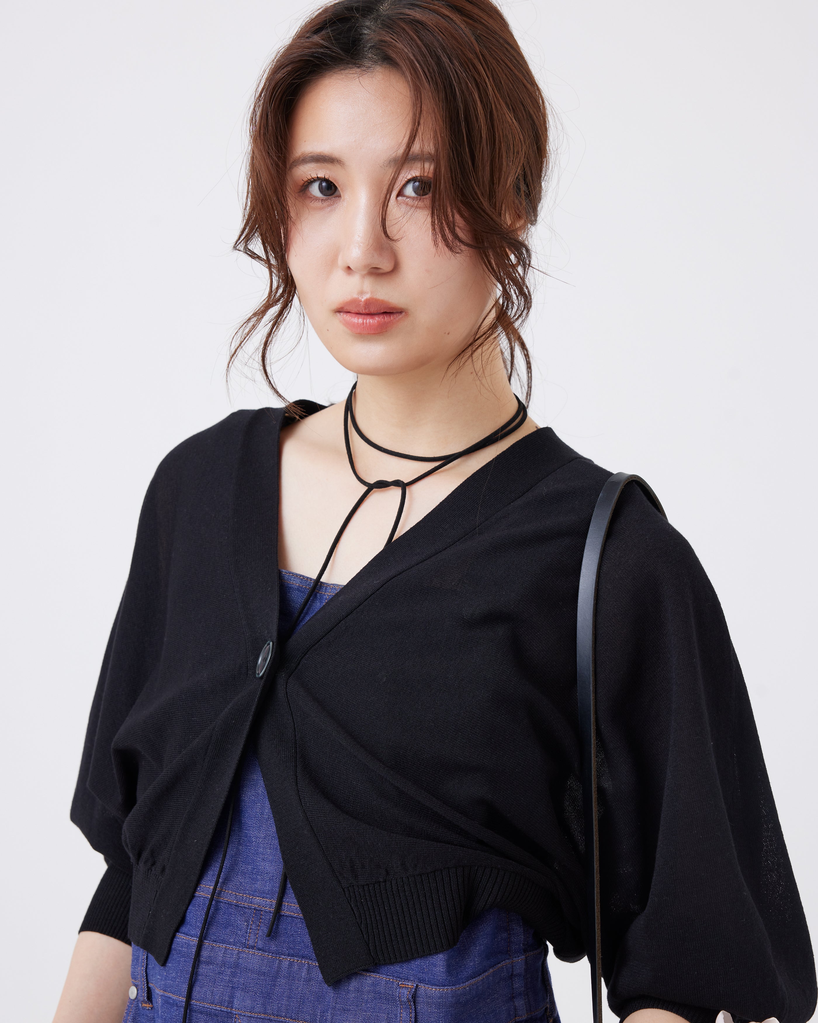 美シルエット ボレロカーディガン(6267-411)