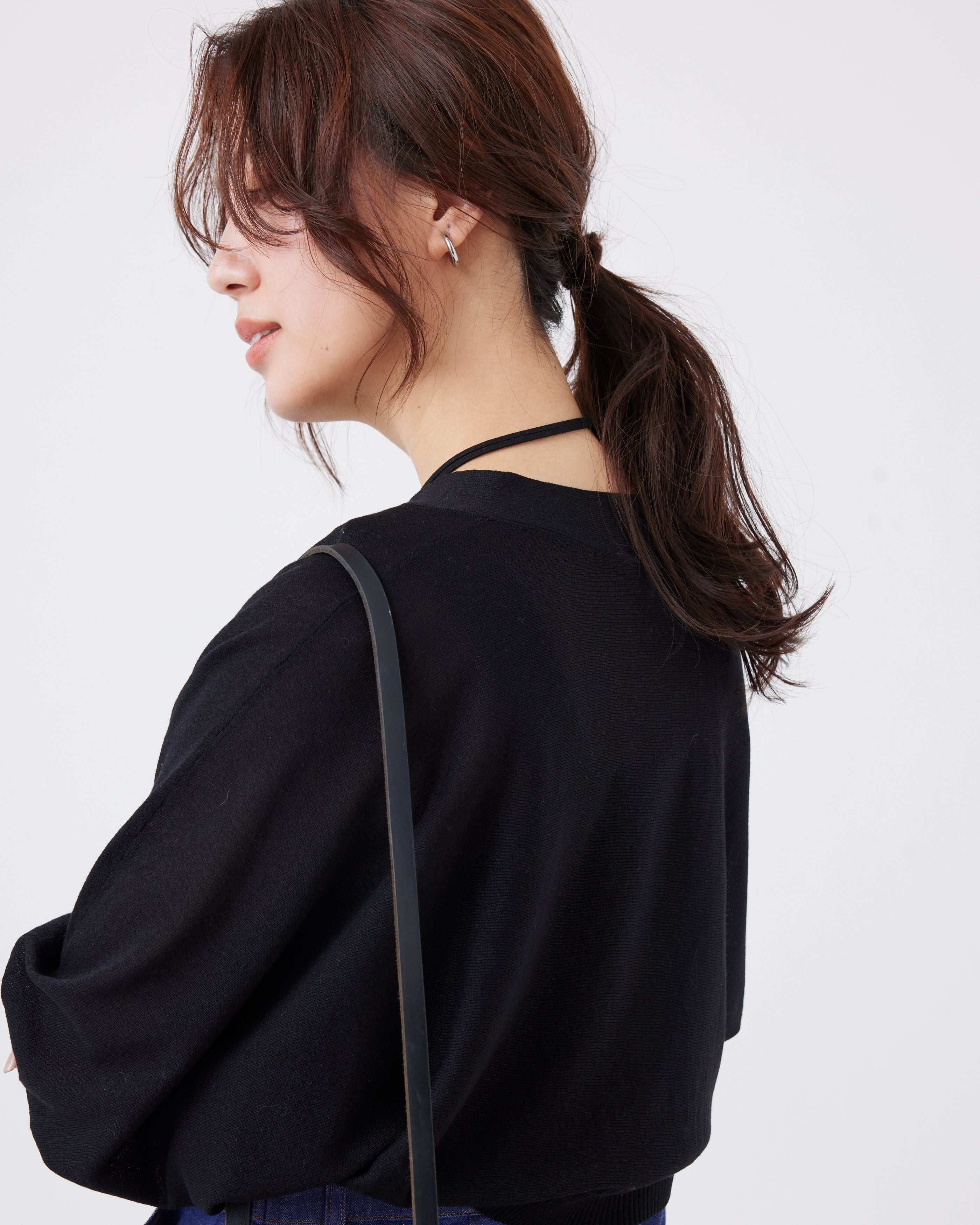 美シルエット ボレロカーディガン(6267-411)