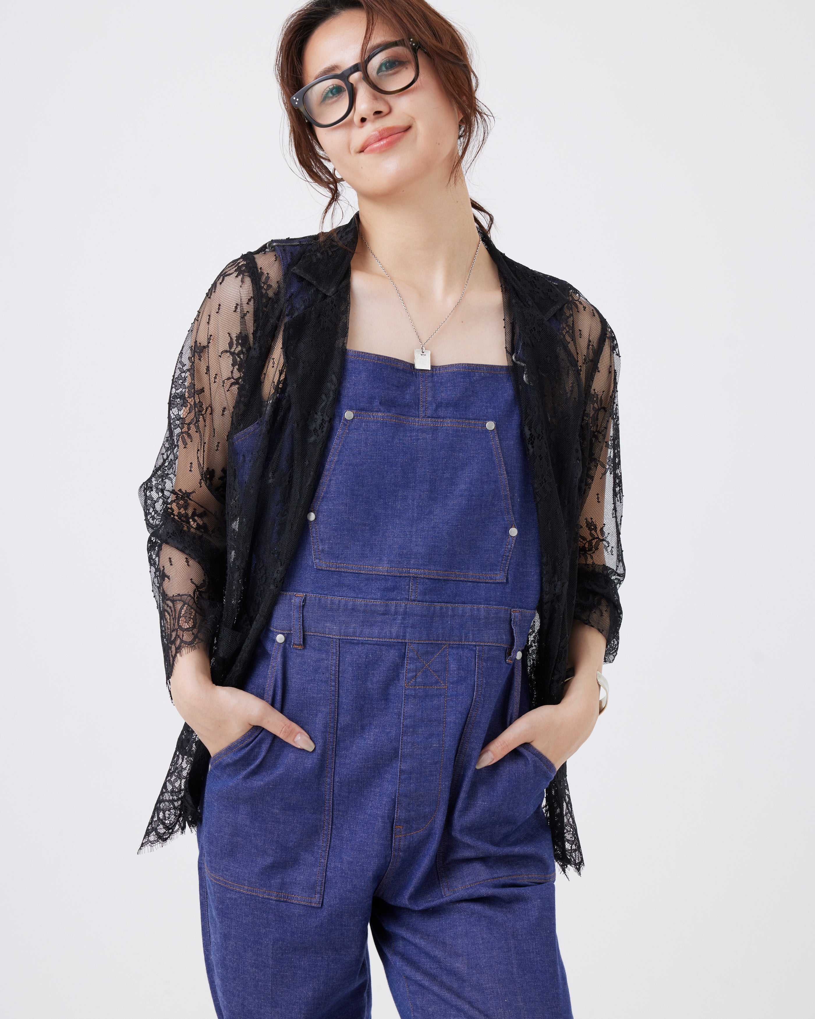 【予約】フローラルラッセルレースジャケット(6267-397)