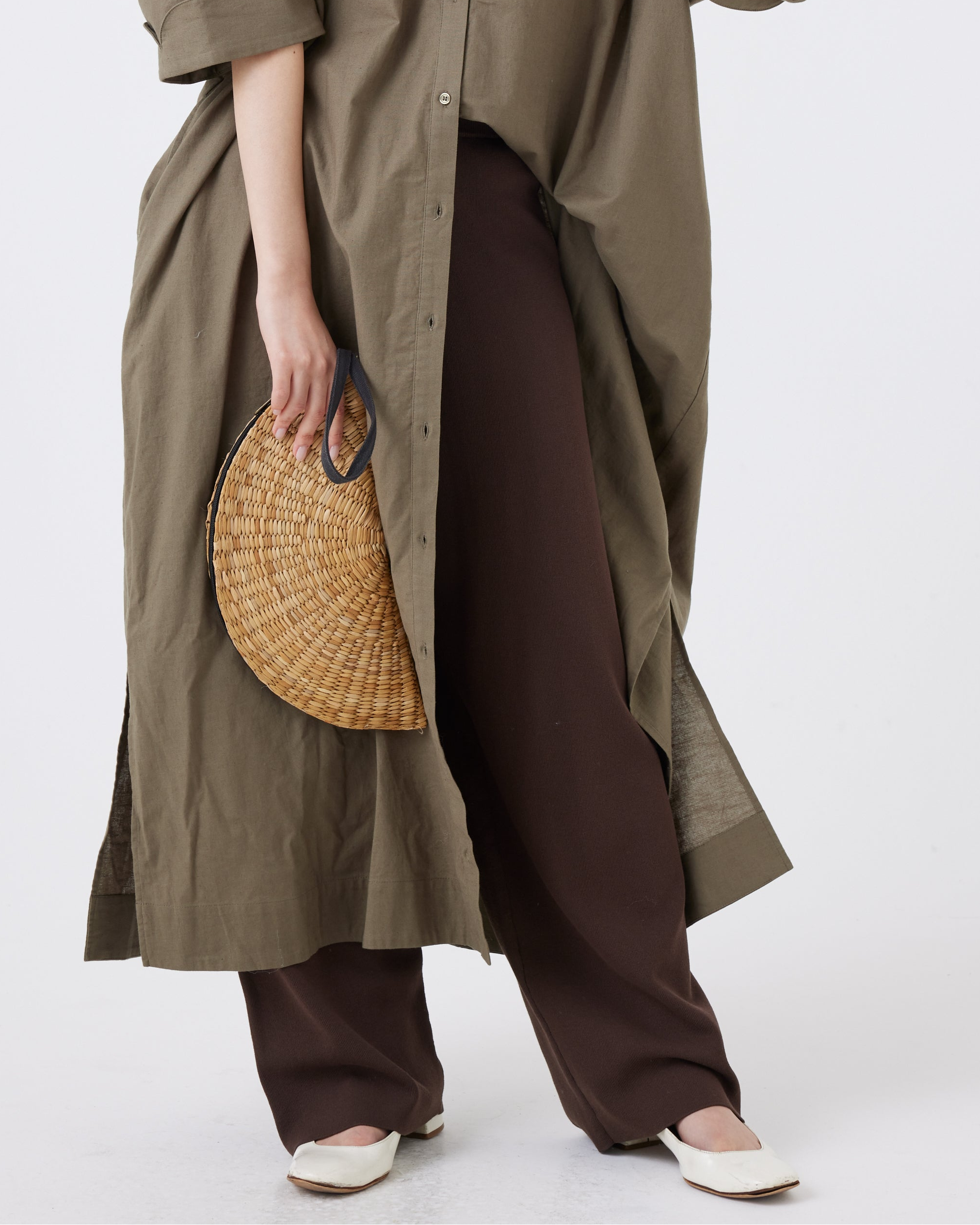 【予約】サマーニットミラノリブボトムス(6267-382)