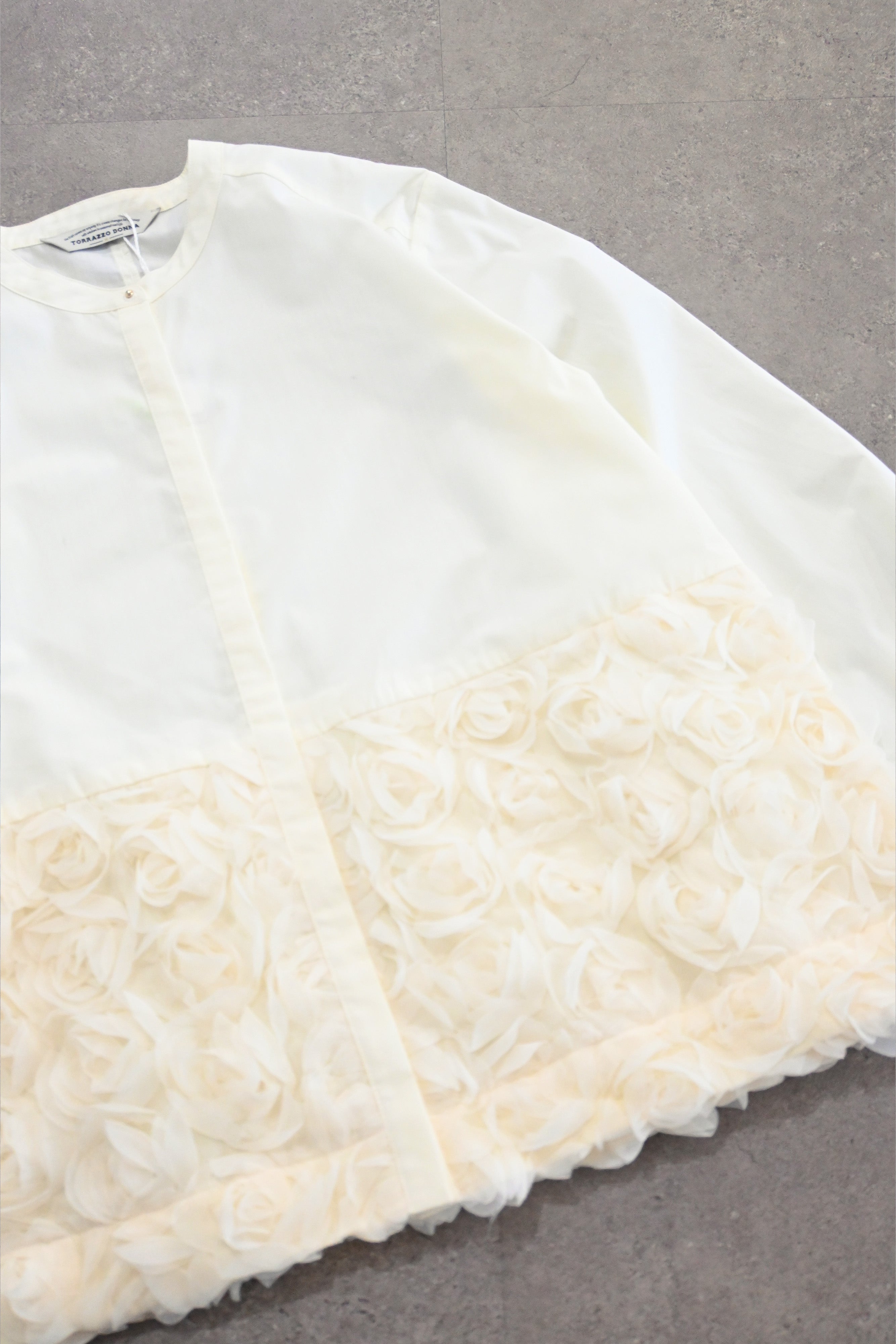 フラワーチュールパターンブラウス(6262-456)