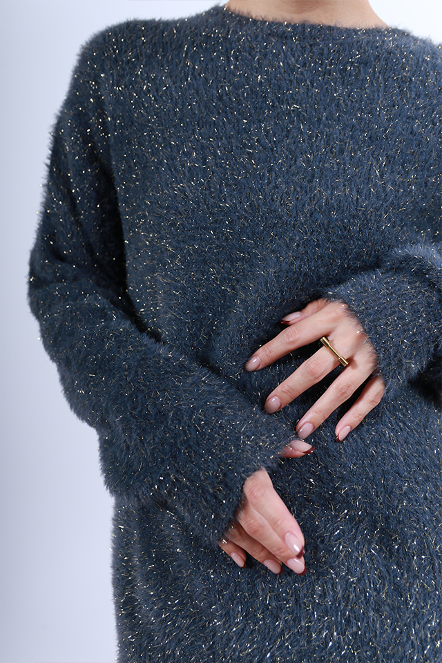 グリッターニットトップス(6263-516)