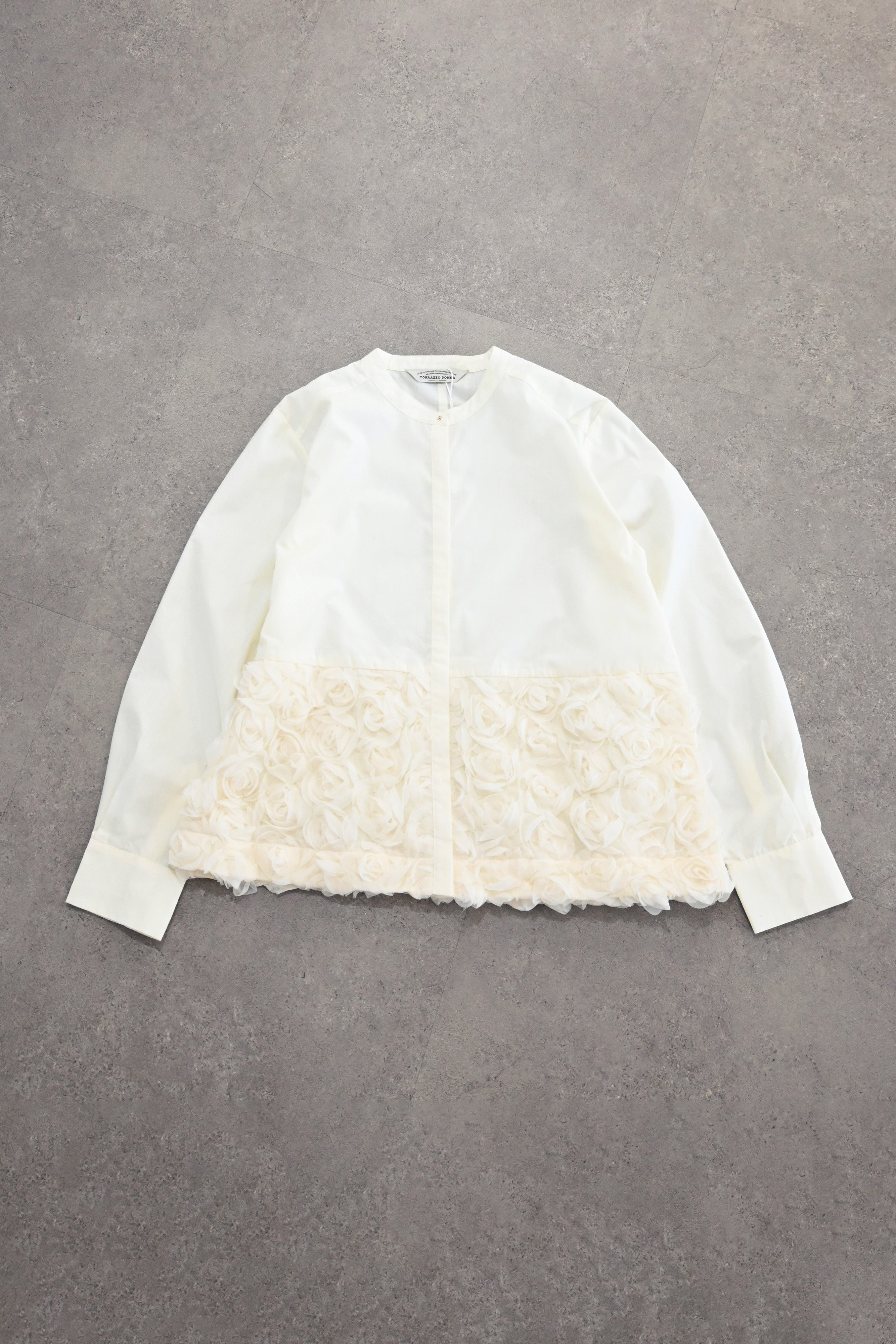 フラワーチュールパターンブラウス(6262-456)