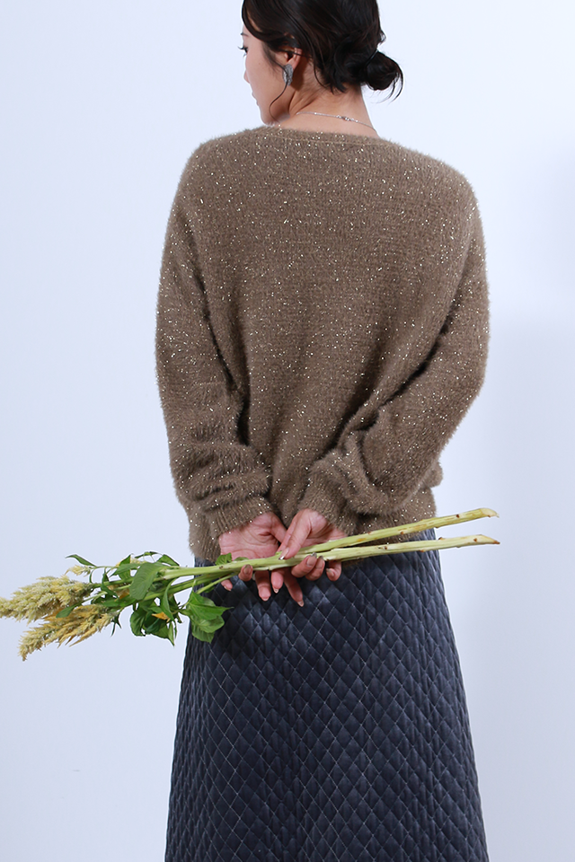 グリッターニットトップス(6263-516)