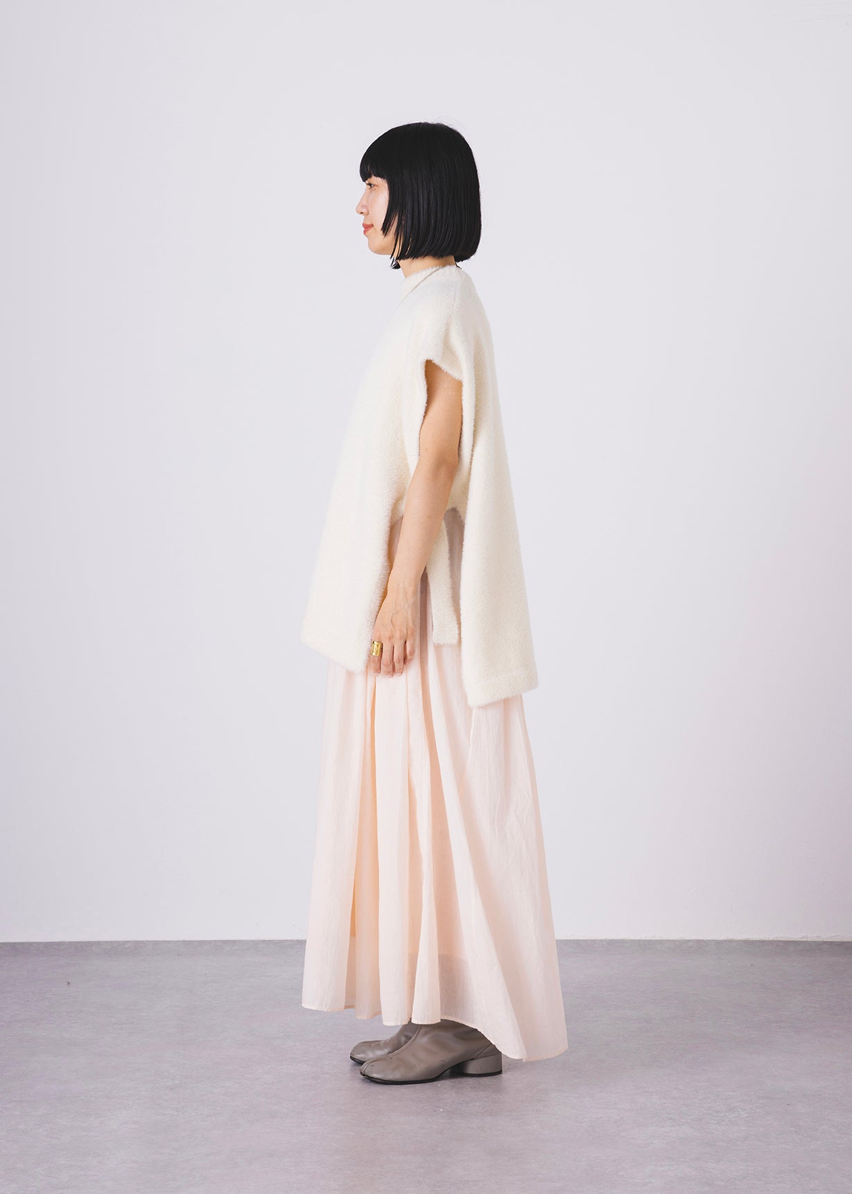 ニットベロアポンチョ（6255-381）