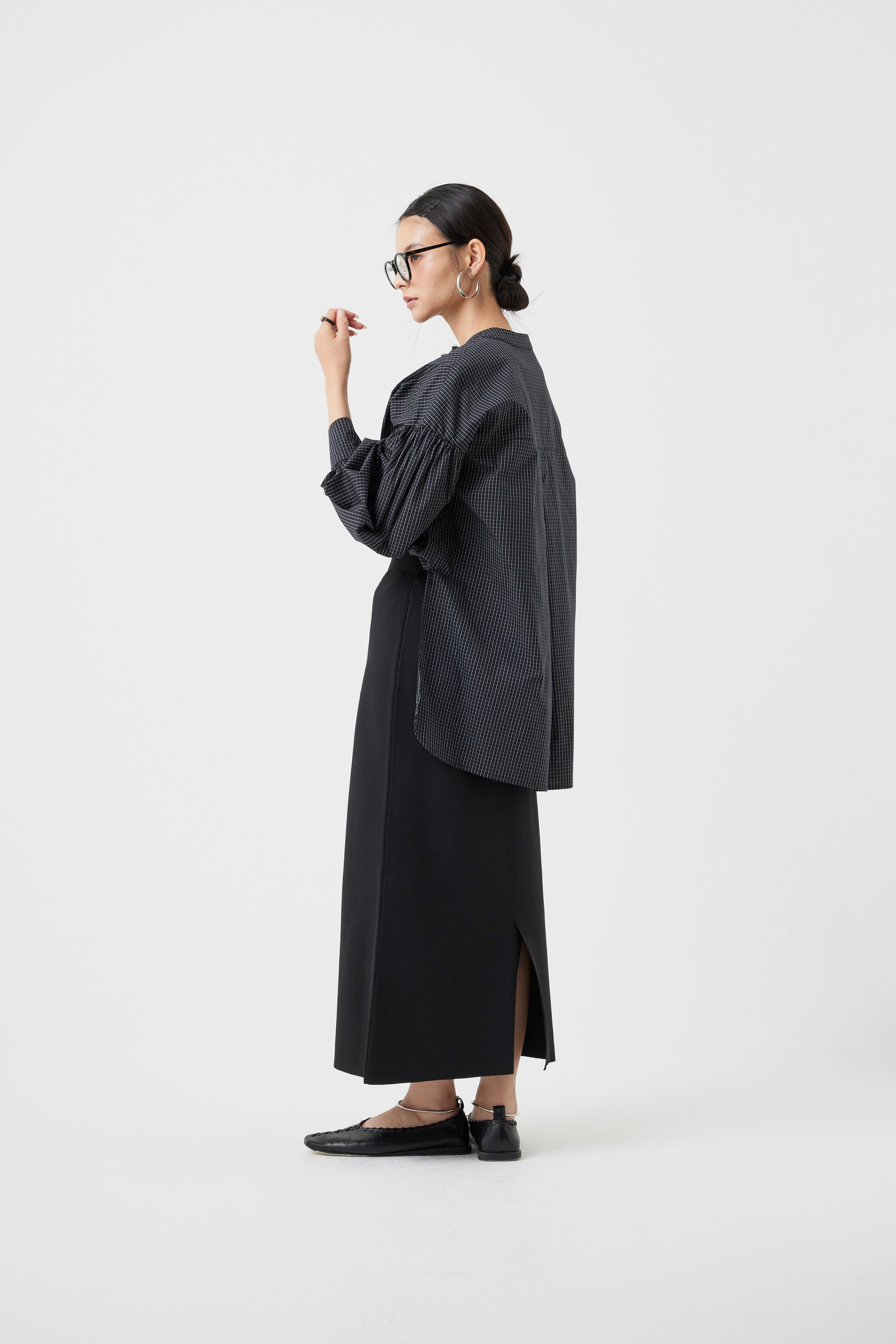 チュールフリルブラウス(6262ｰ457)