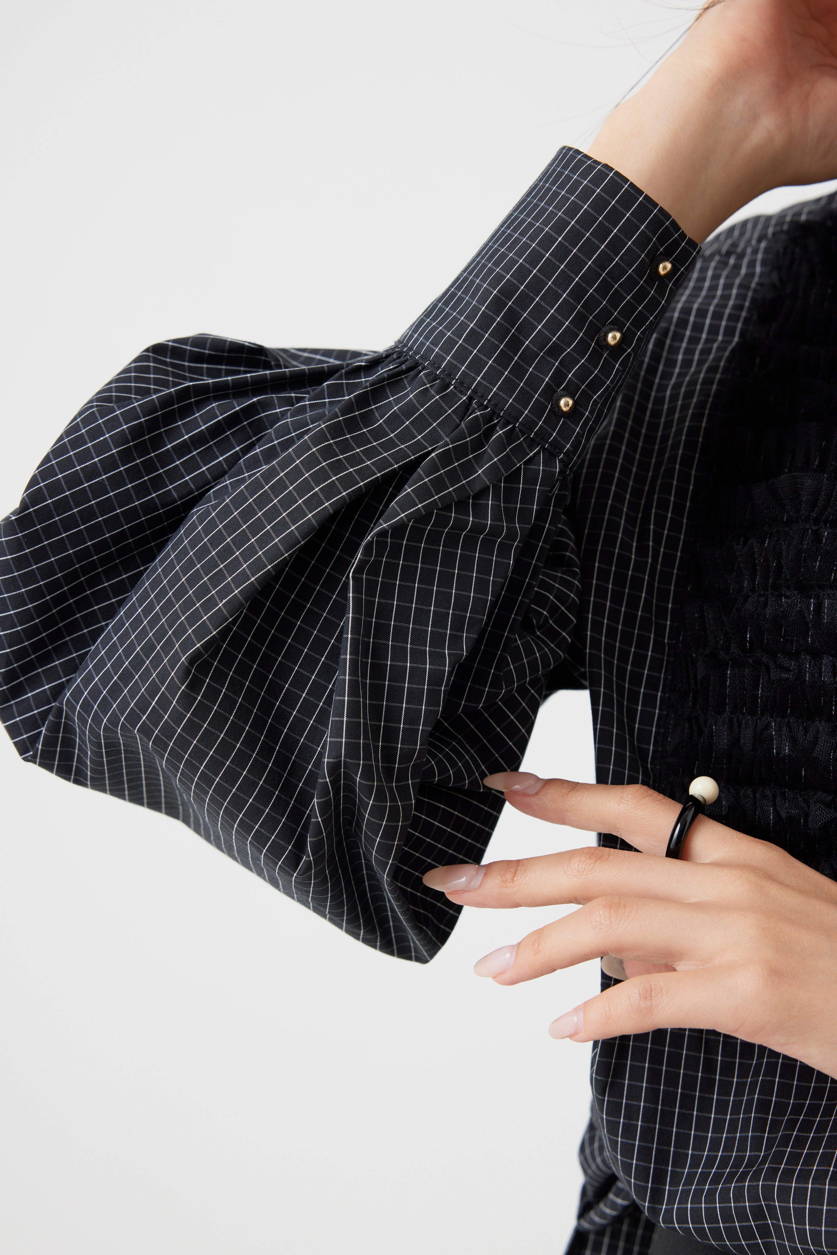 チュールフリルブラウス(6262ｰ457)