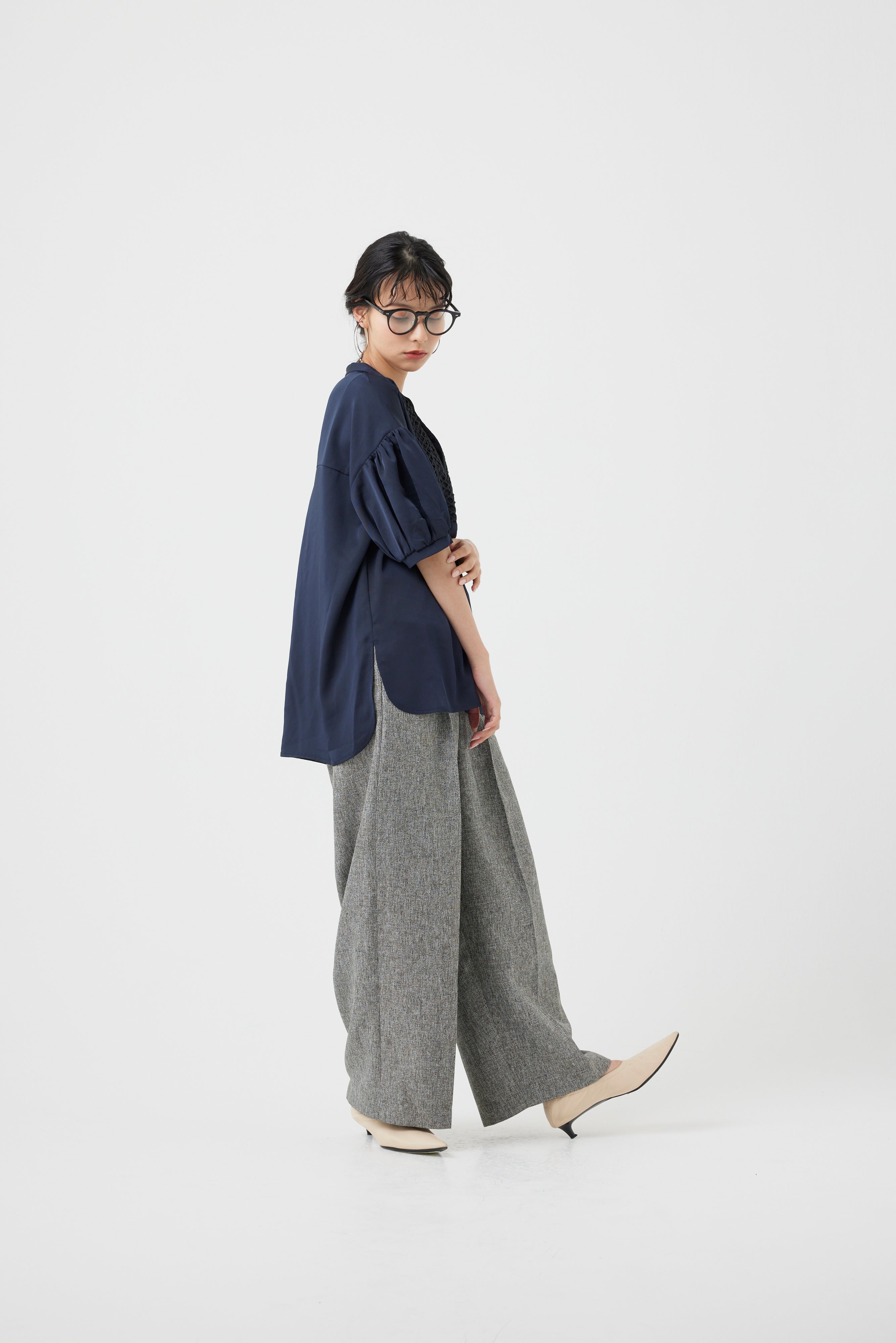 ジャガードワイドパンツ(6262-477)