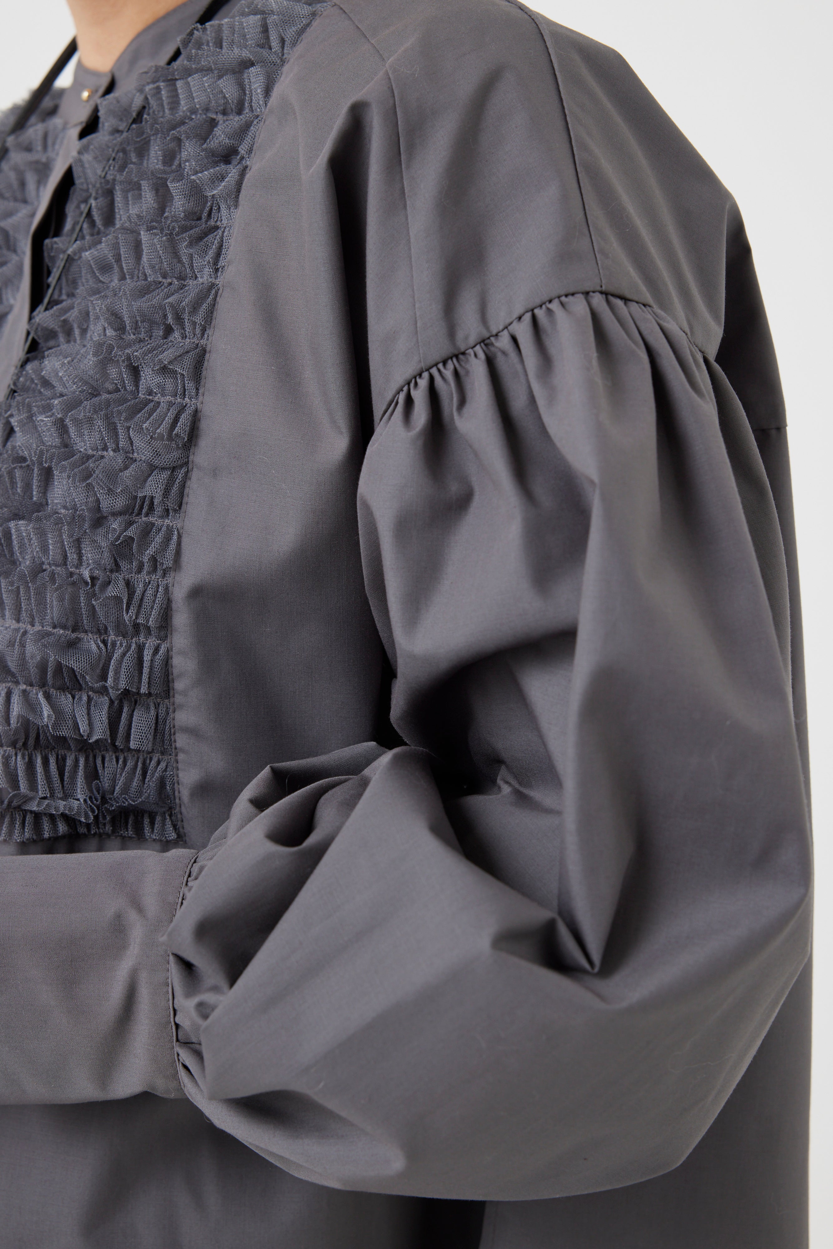 チュールフリルブラウス(6262ｰ457)