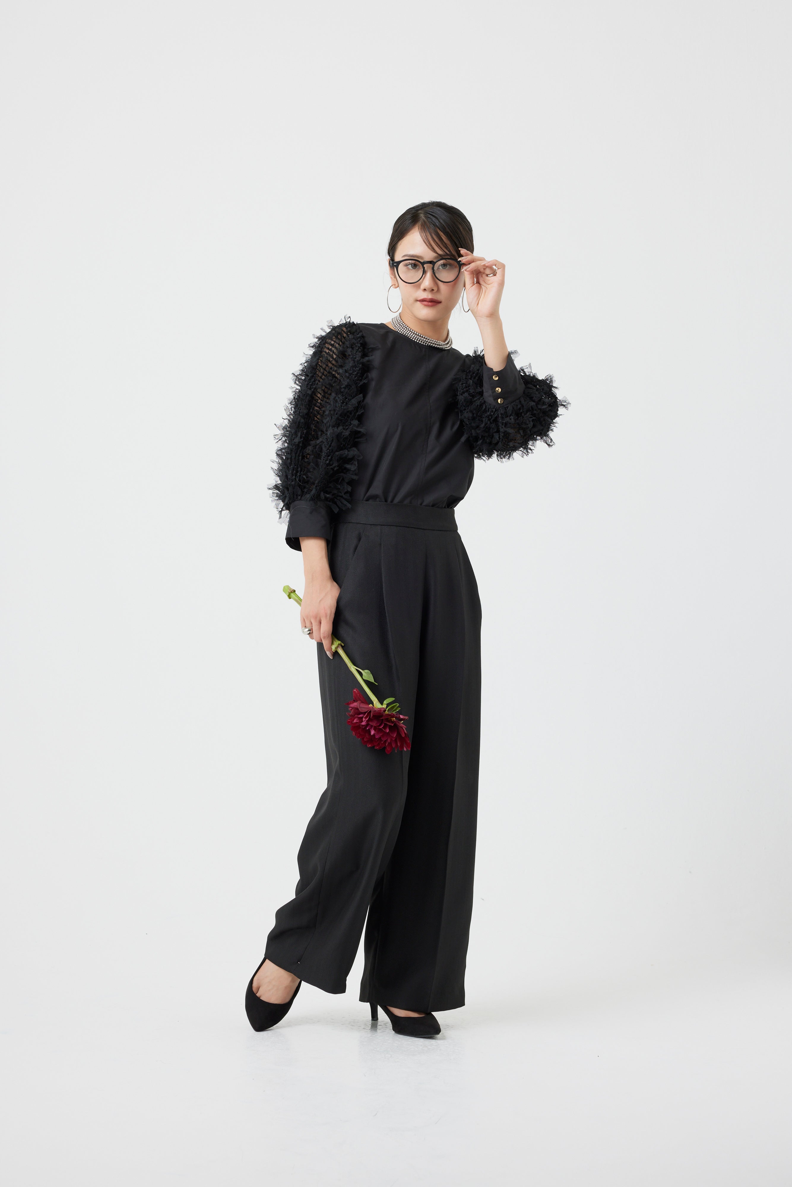 ジャガードワイドパンツ(6262-477)